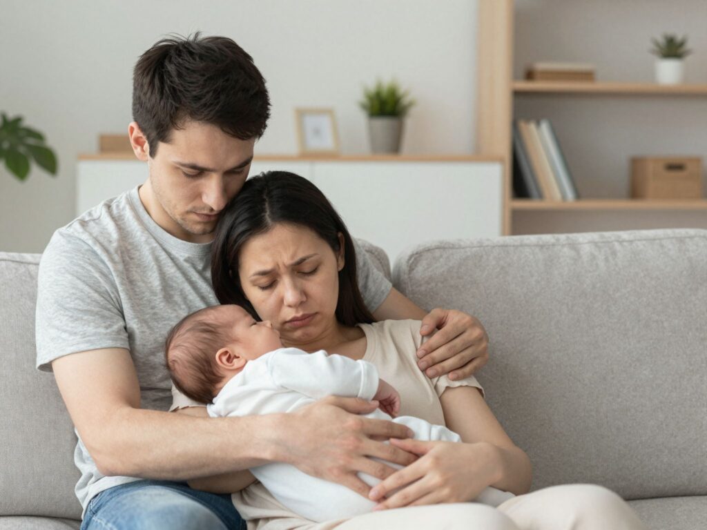A szülés utáni depresszió nem csak a nőket érinti: tünetek és segítség apáknak