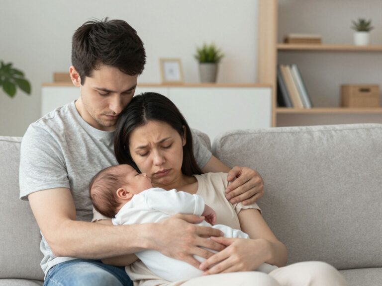 A szülés utáni depresszió nem csak a nőket érinti: tünetek és segítség apáknak