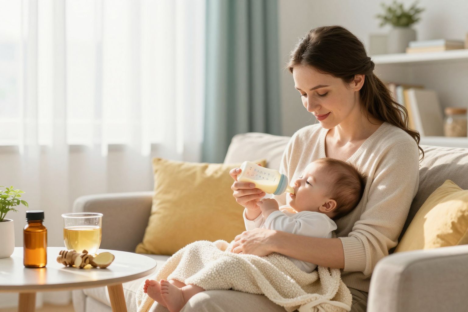 Az anyatej tápanyagai segítik a baba gyorsabb gyógyulását.