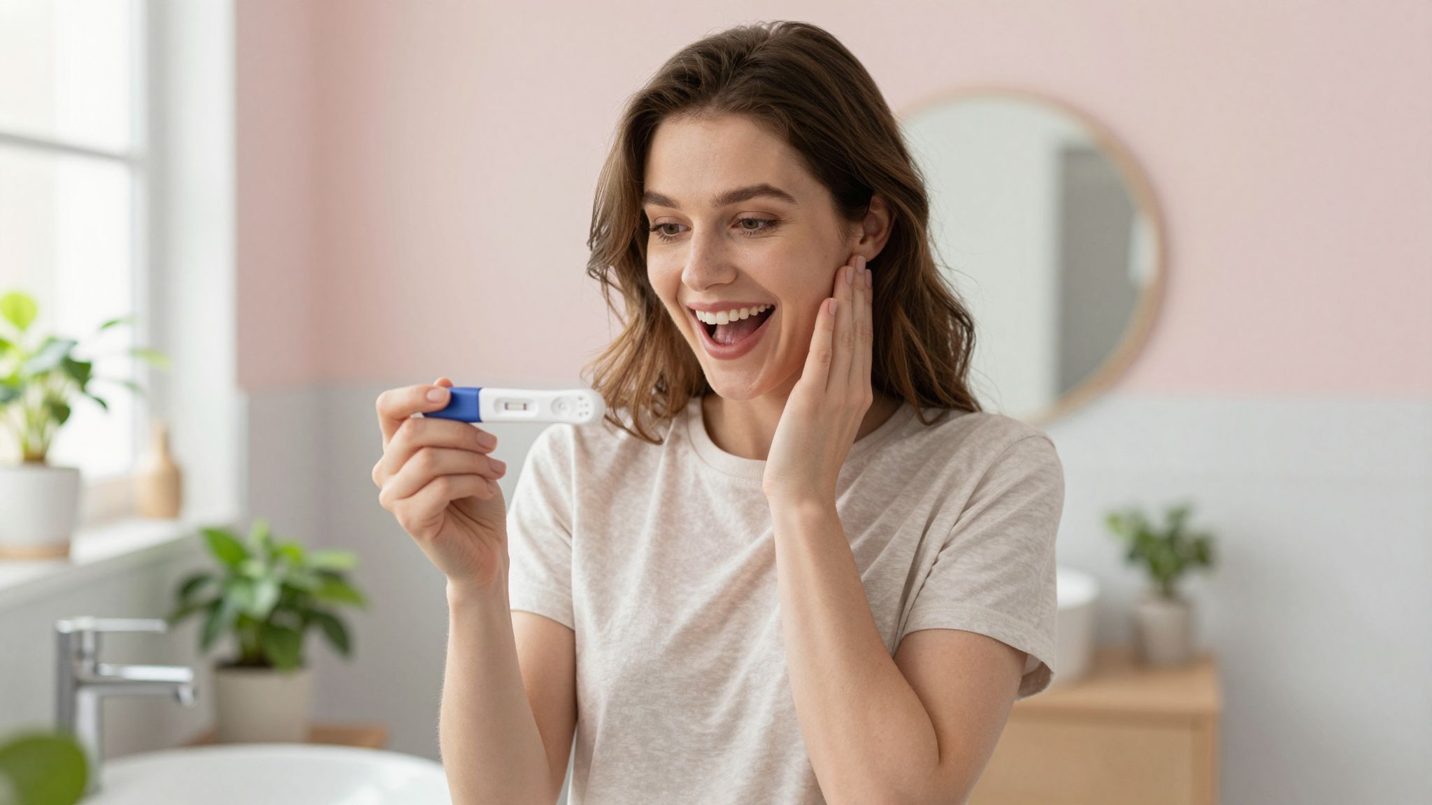 A hCG jelenléte a terhesség első jelzése.