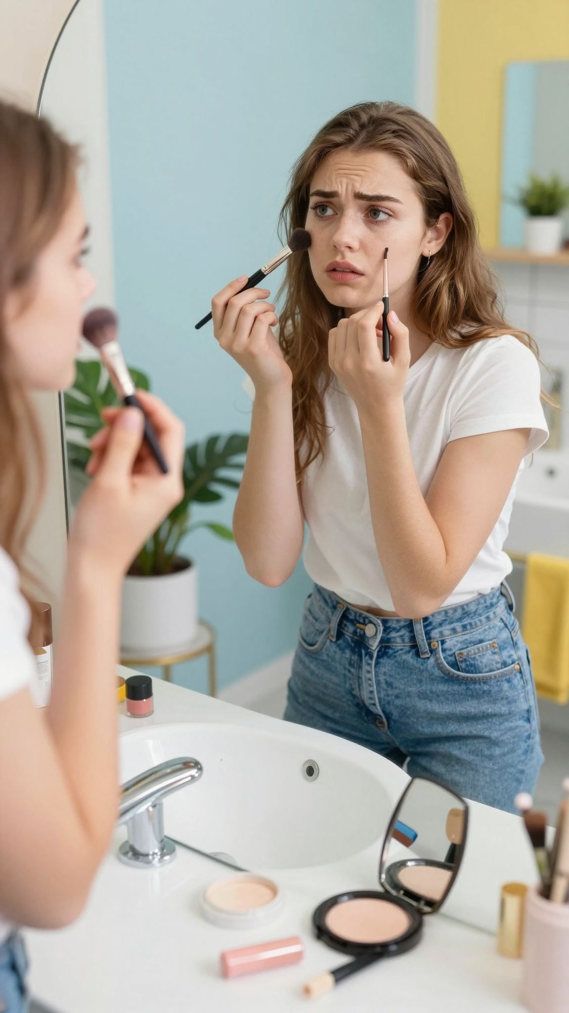 A púder túlhasználata rontja a bőr hidratáltságát.