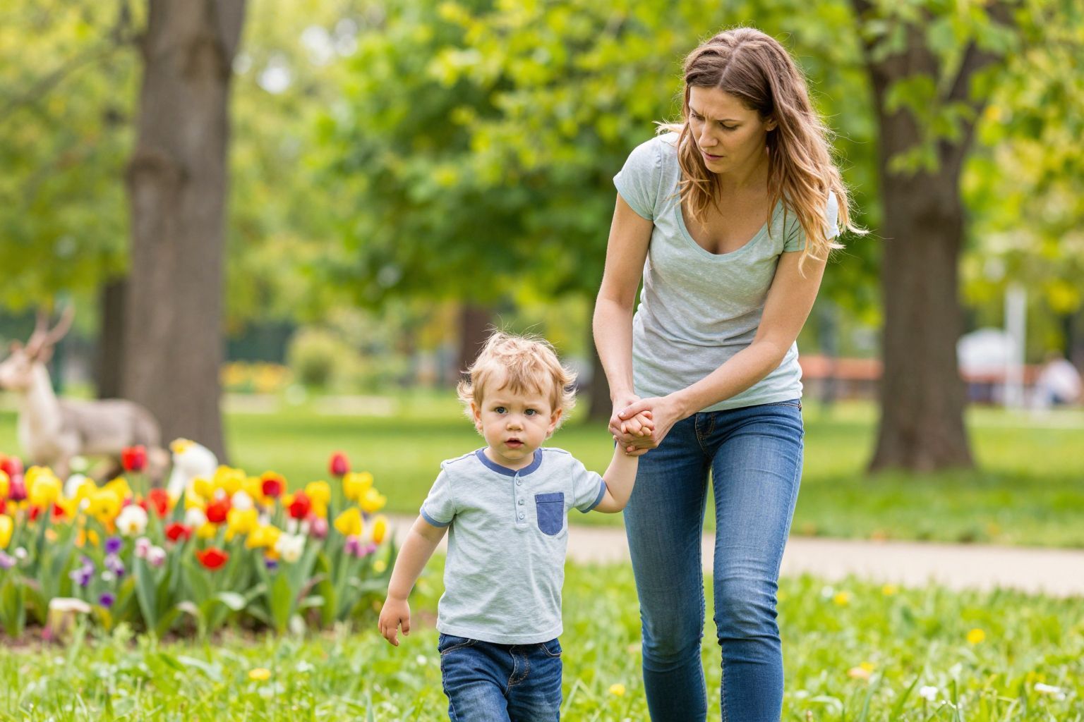 A túlzott kötődés gátolja a gyermek önálló fejlődését.