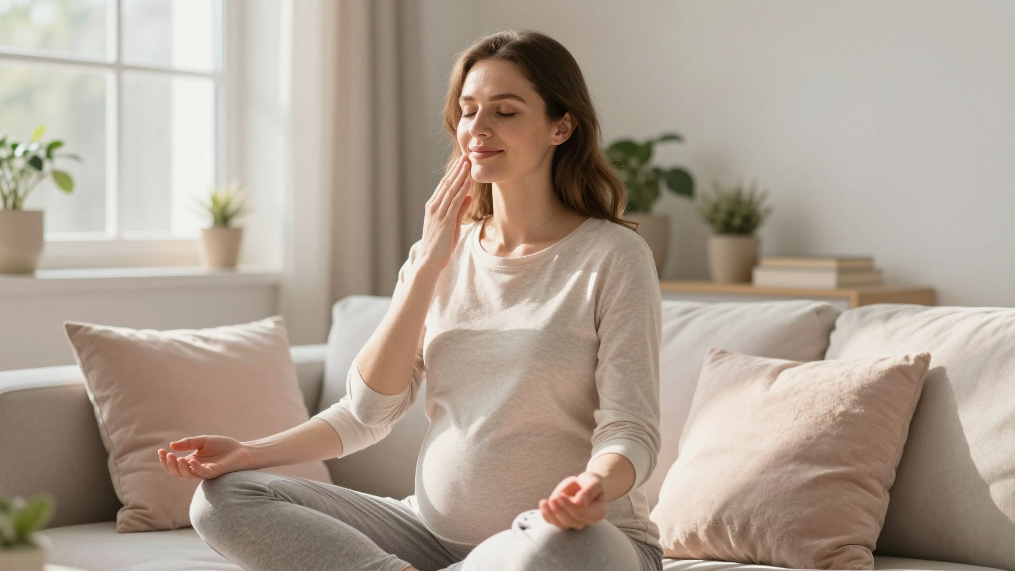 A pozitív vizualizáció segíti a szülésre való felkészülést.