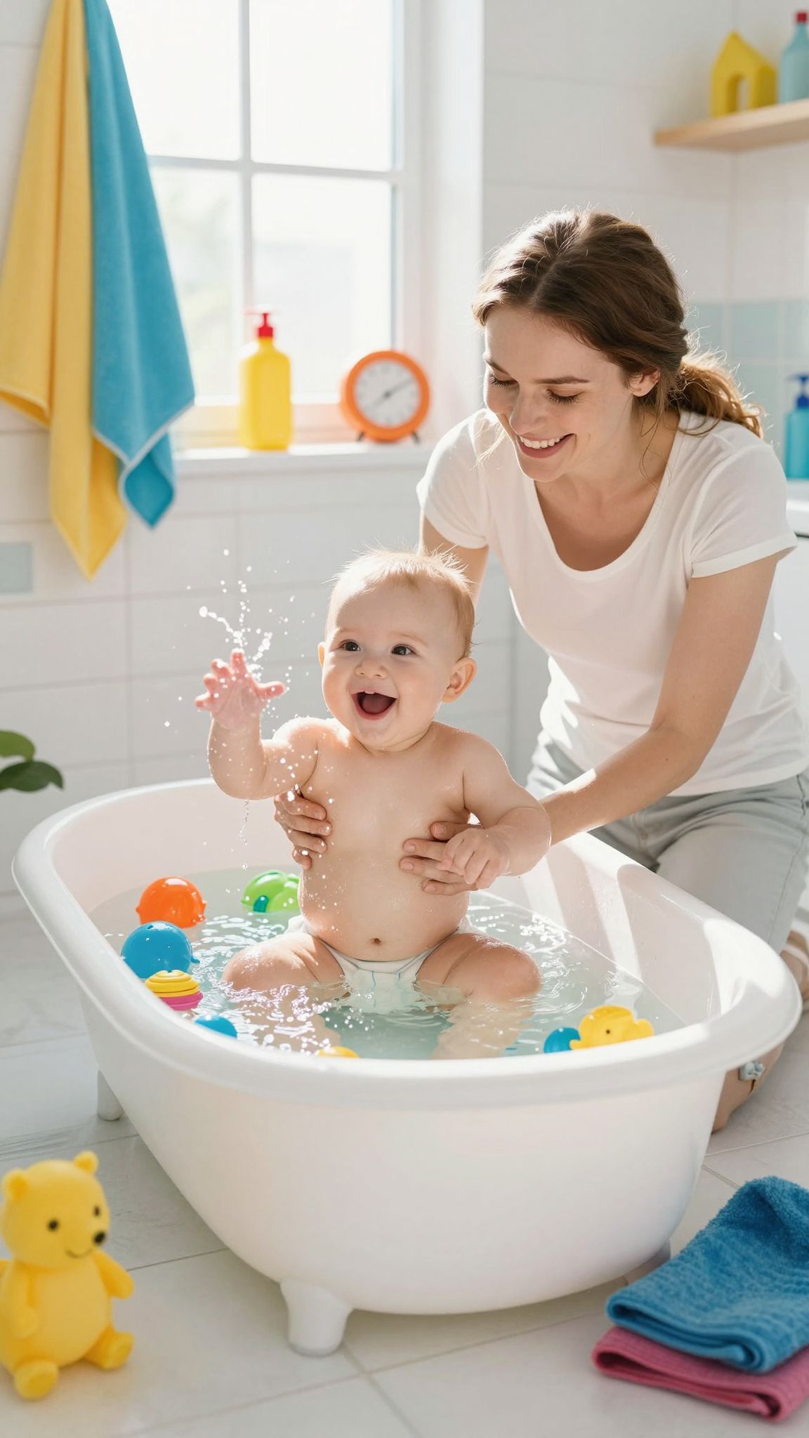 Alternatív megoldások: hintázás vagy vízicsatározás a fürdés helyett.