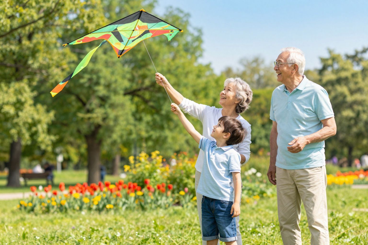 A nagyszülők támogatása erősíti az unokák érzelmi fejlődését.