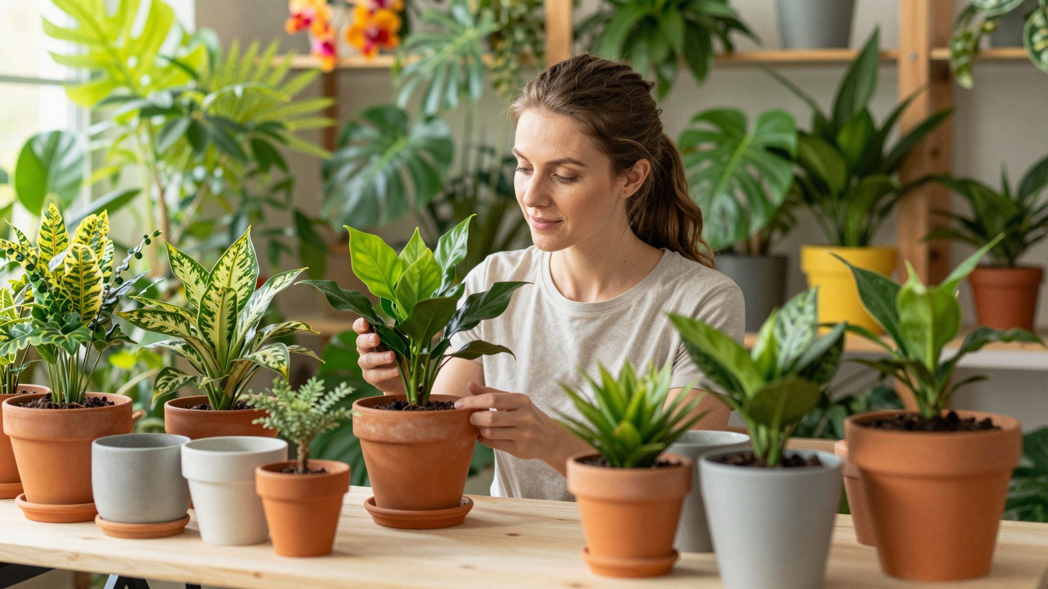 A cserép anyaga befolyásolja a növény vízelvezetését.