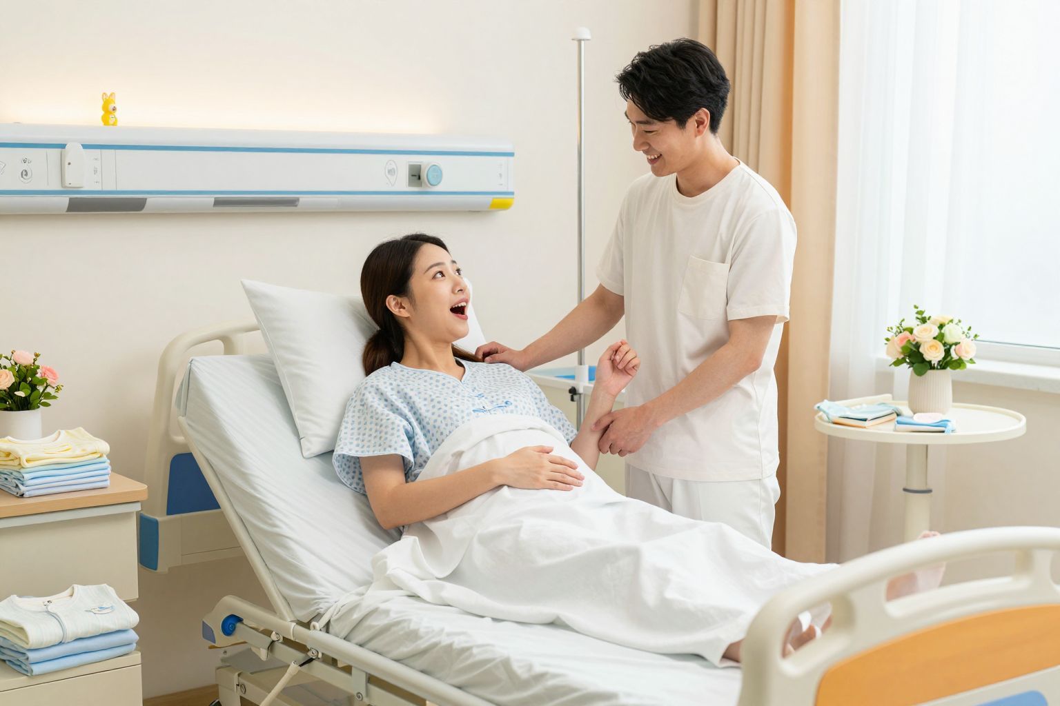 A szülőszobába lépés előtt orvosi vizsgálat szükséges.