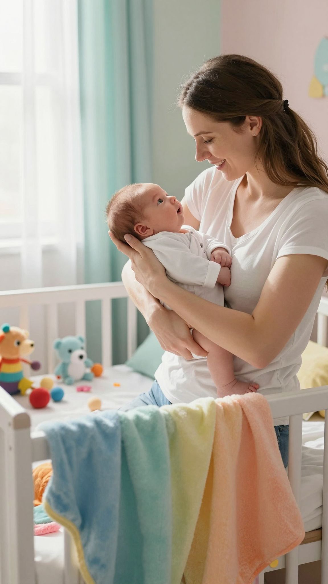 A közelség és biztonság csökkenti a csecsemők sírását.
