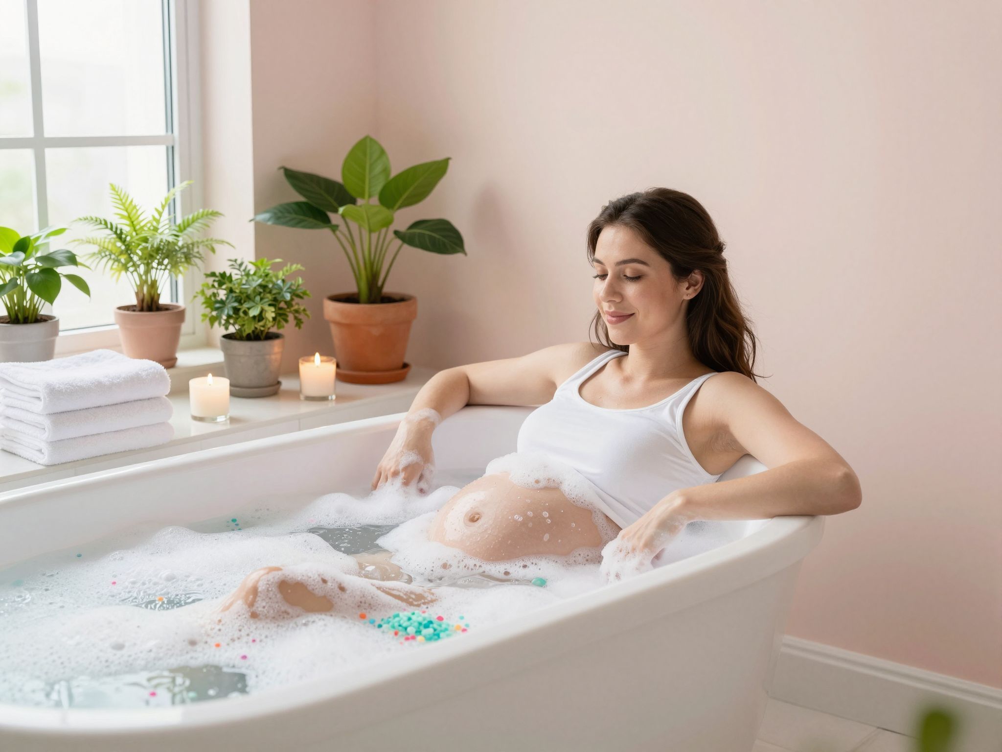 Válasszunk természetes, allergénmentes fürdősót a terhesség alatt!