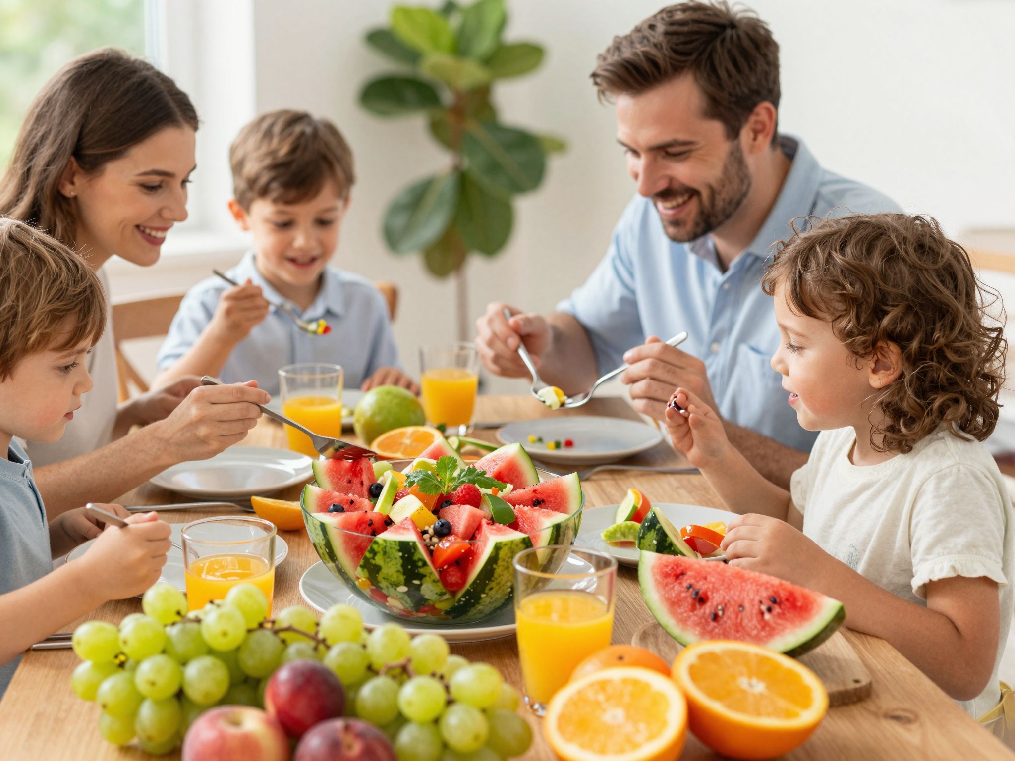 A görögdinnye színes és édes csemege a gyerekeknek!