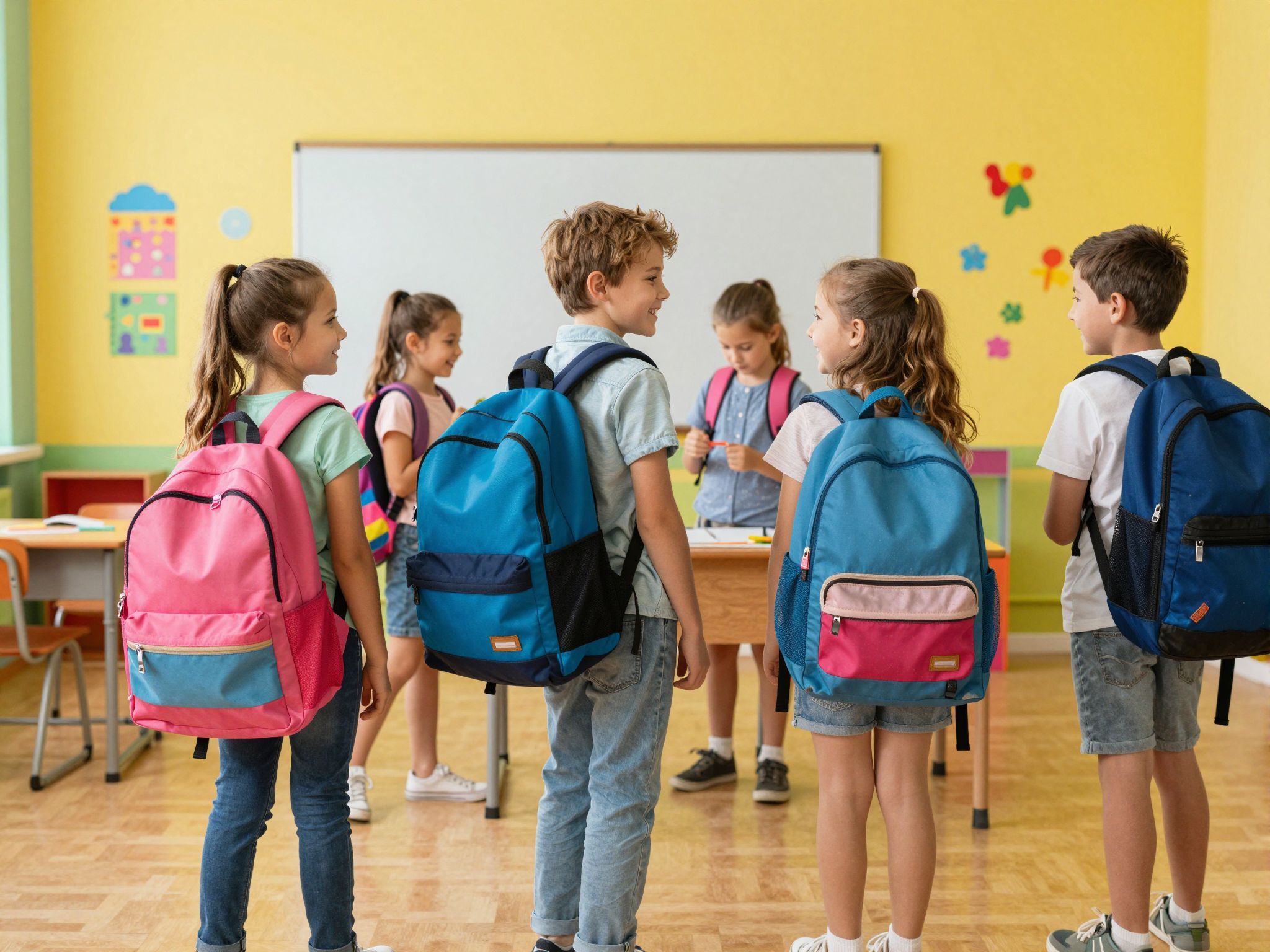 A nehéz táska károsíthatja a fiatal gerincét.