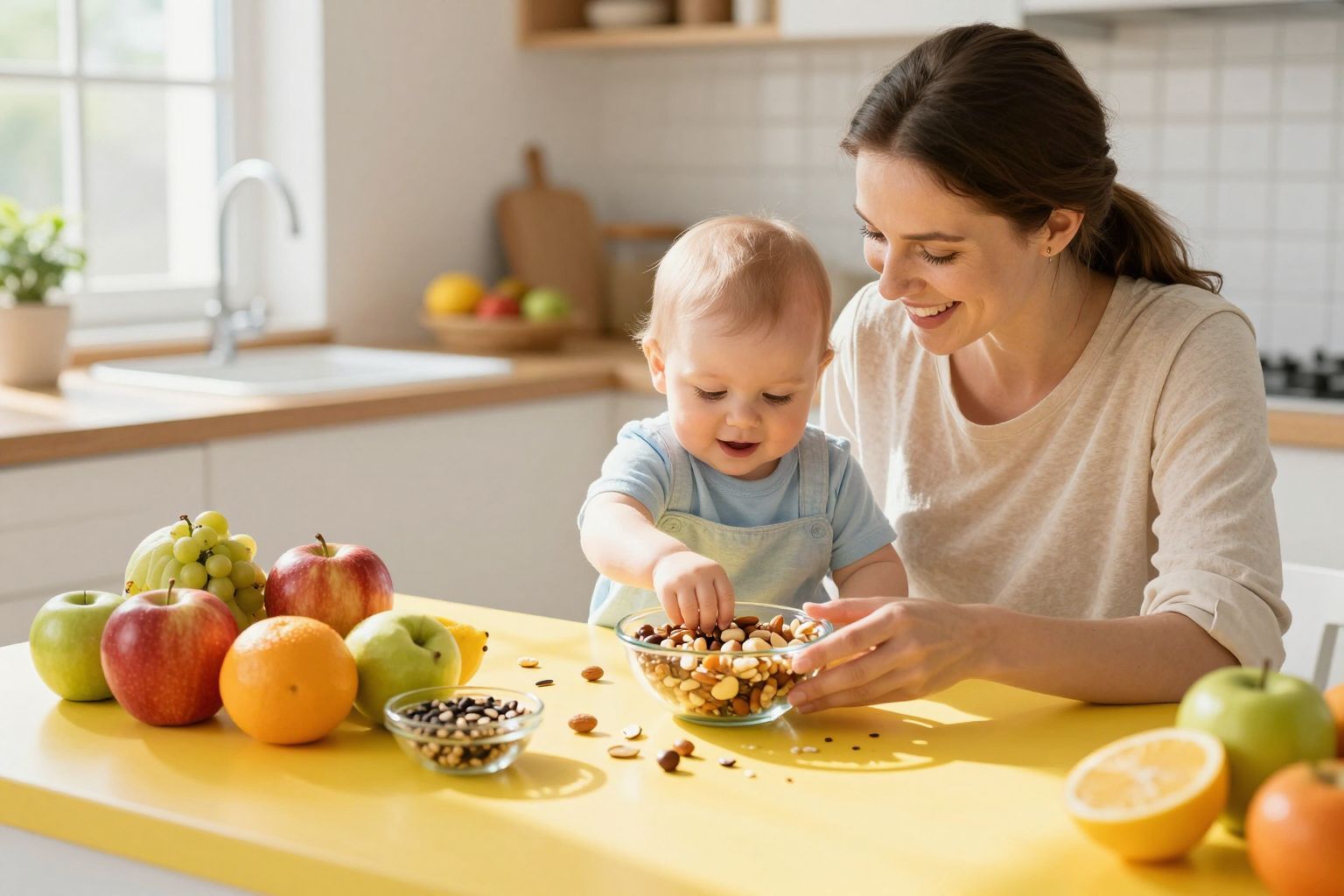 A magvak allergiát okozhatnak, de fokozatos bevezetés ajánlott.