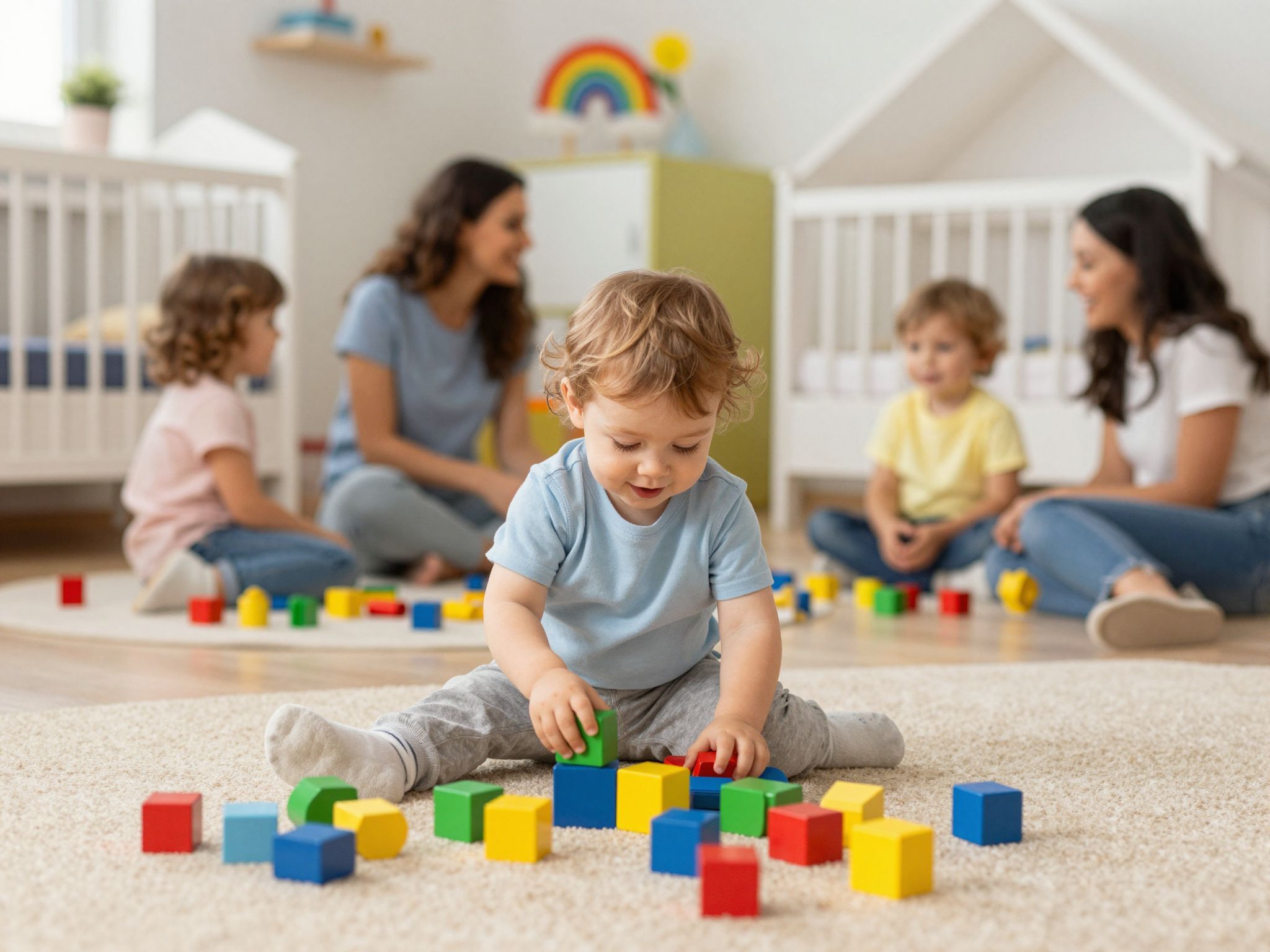 A fokozatos beszoktatás csökkenti a gyermek szorongását.