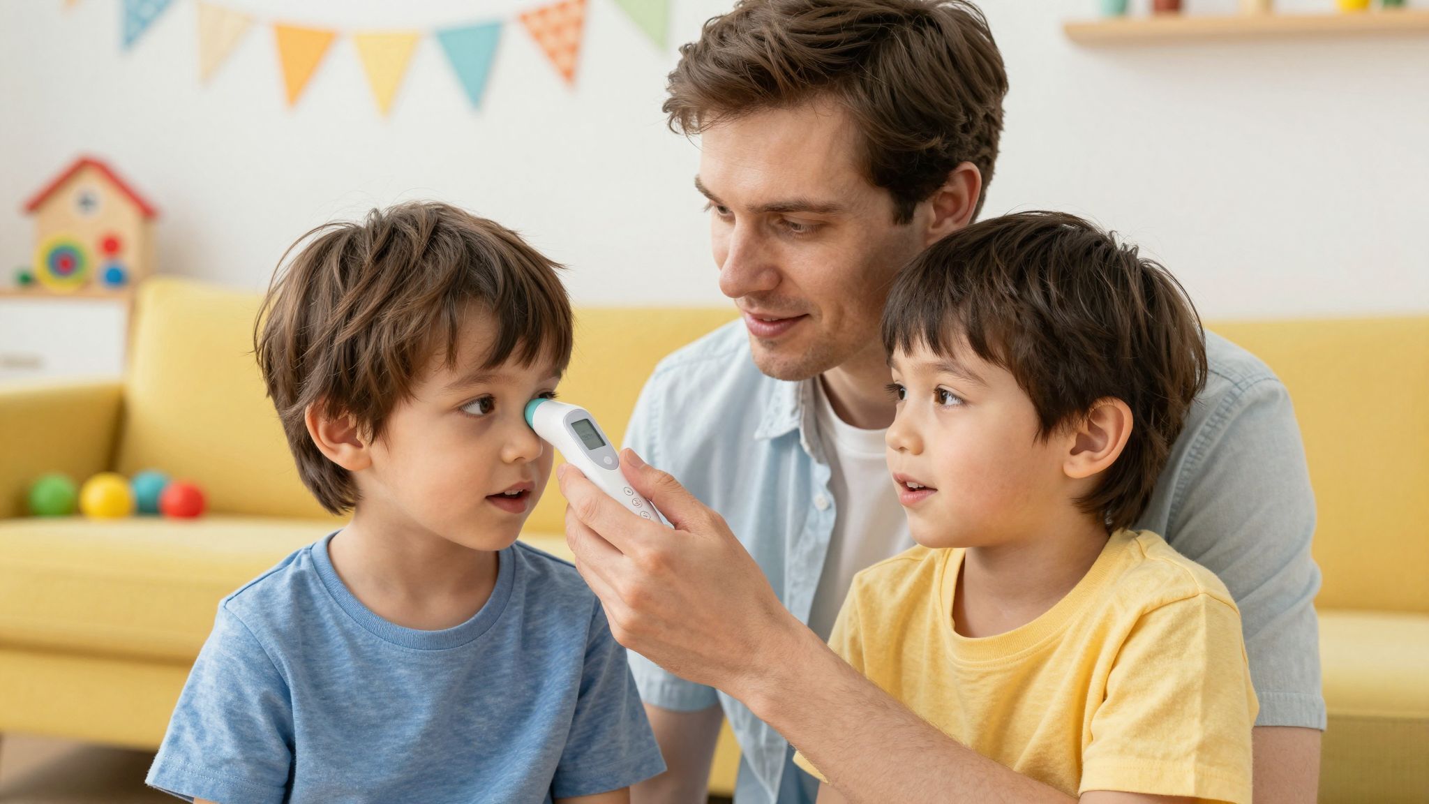 A hónaljban mért hőmérséklet alacsonyabb, mint a fülben.