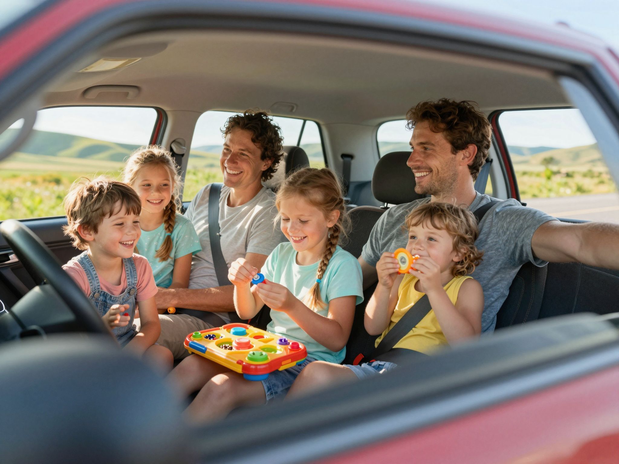 A friss levegő segíthet a gyermek utazási rosszullétében.