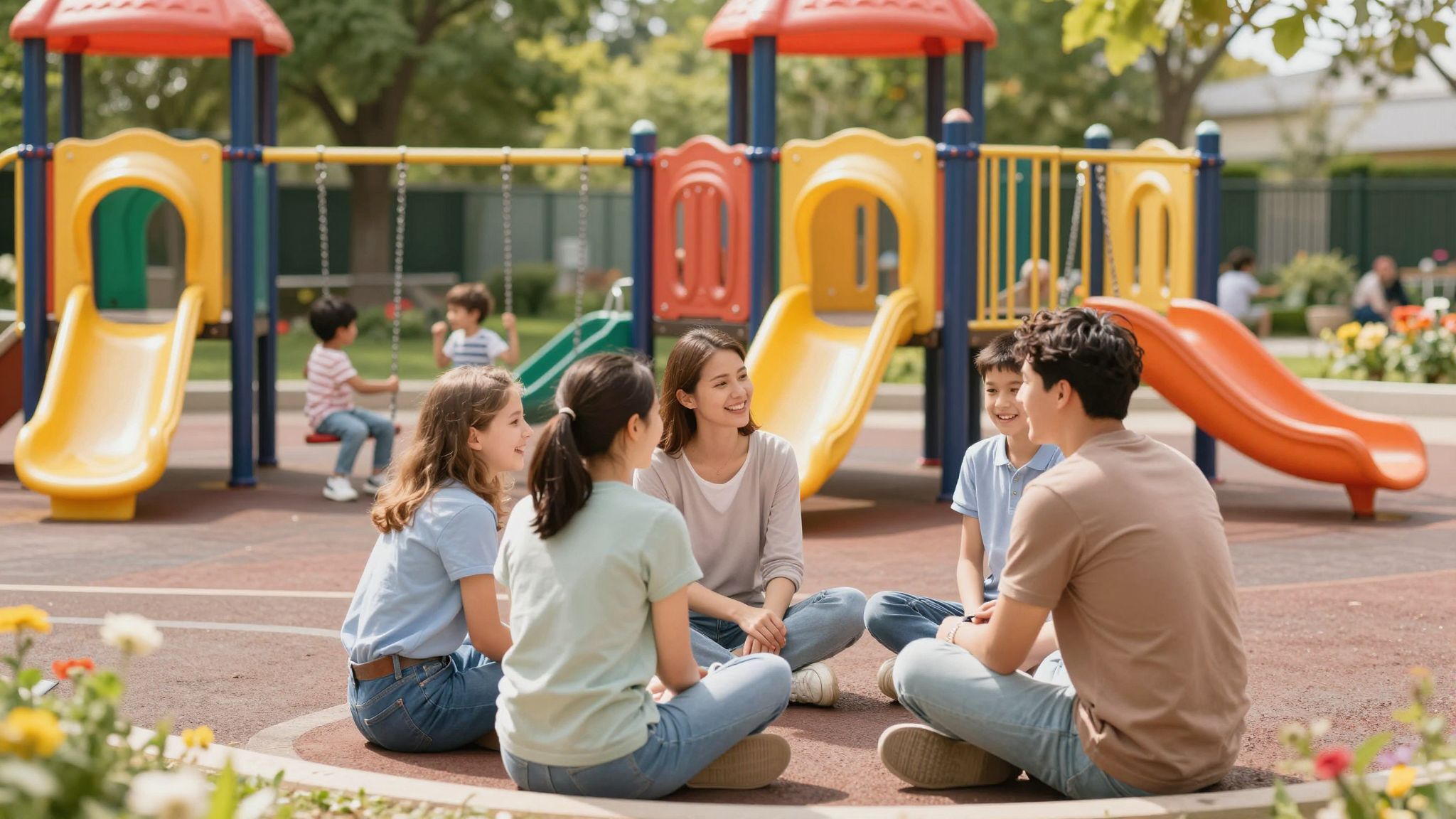 A játszótéri határok fontosak a szülői önvédelemhez.