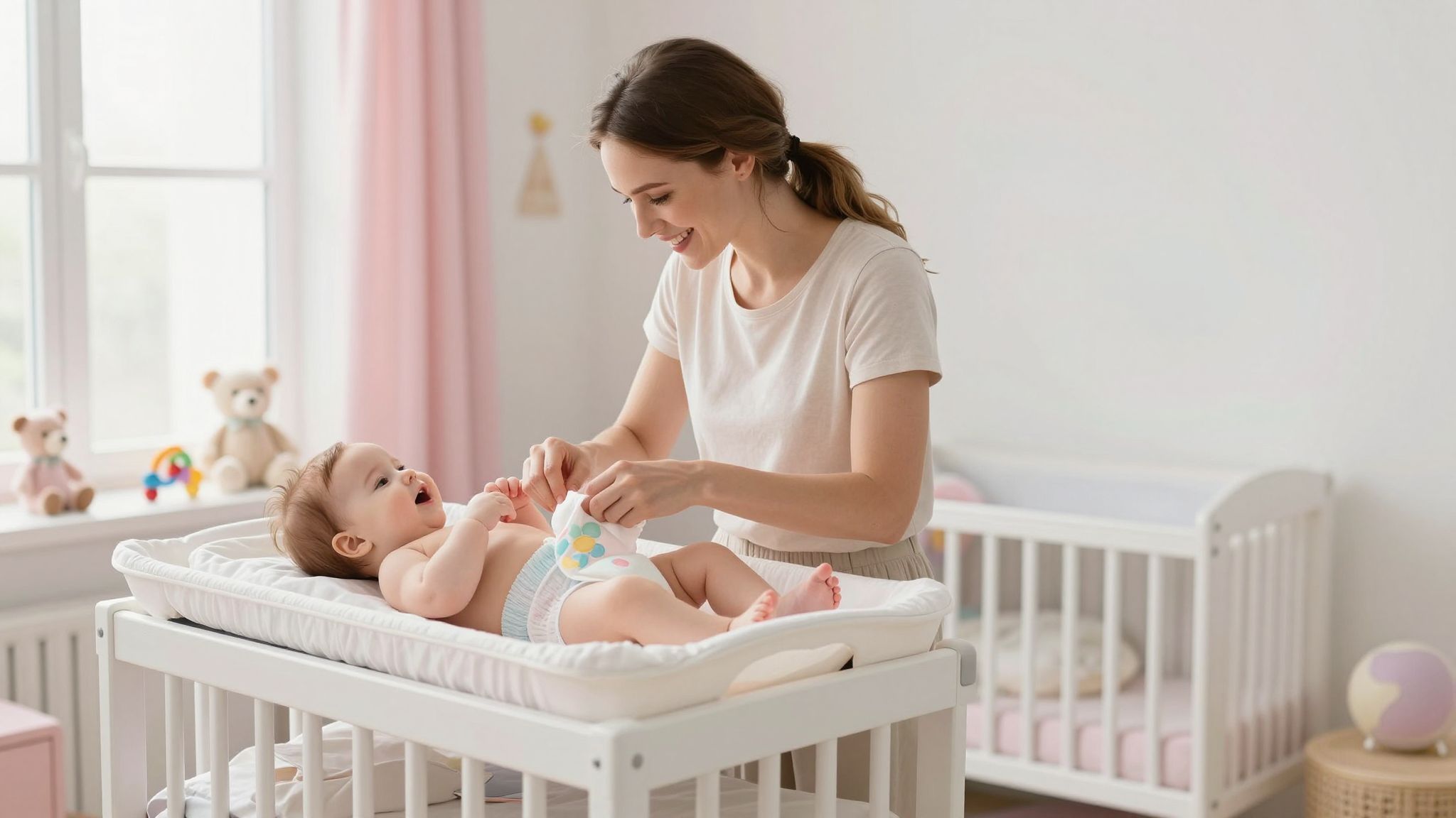 A pelenkázás során mindig ellenőrizd a baba bőrét!