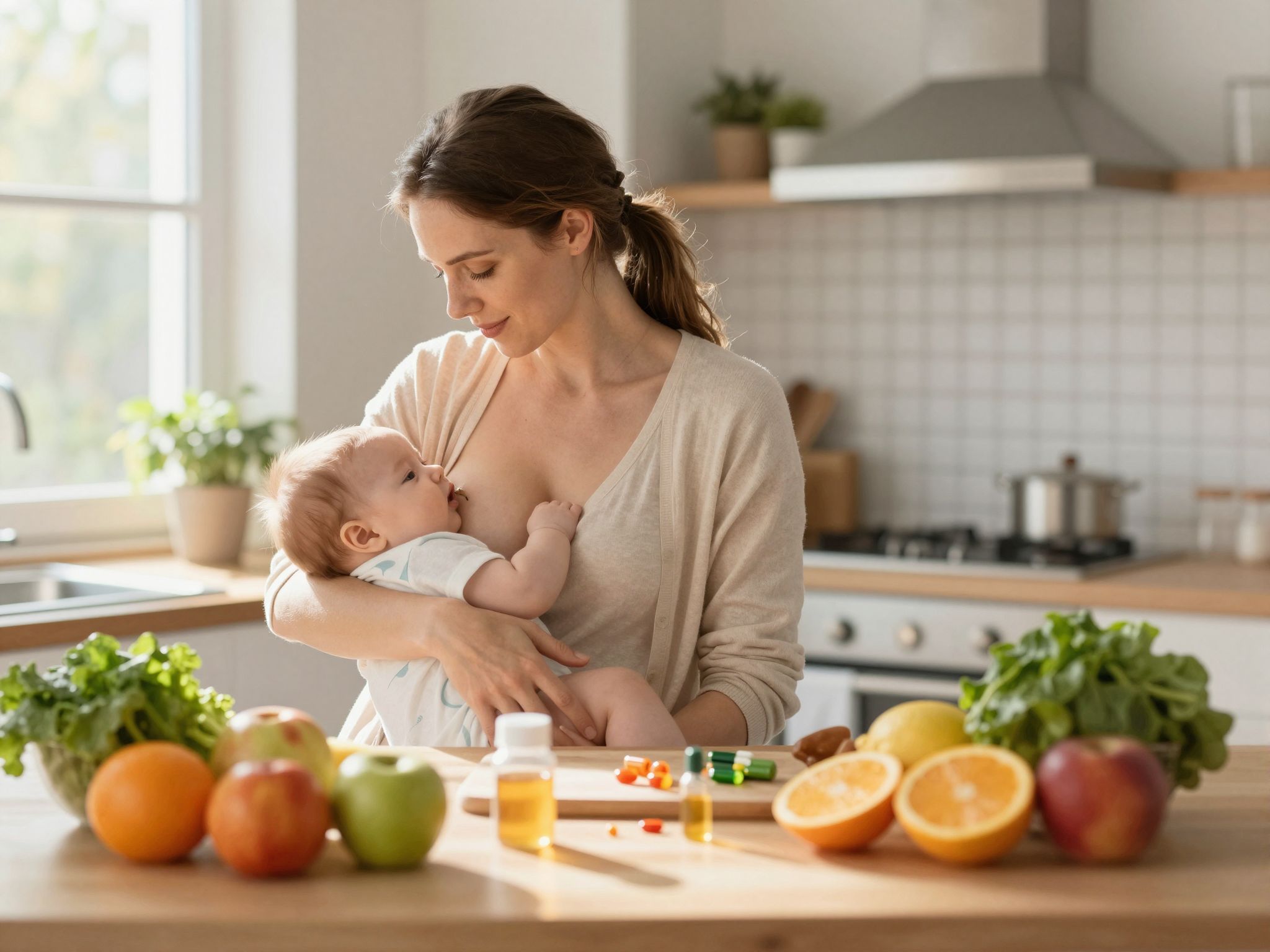 A megfelelő vitaminpótlás javítja a szoptatás alatti energiaszintet.