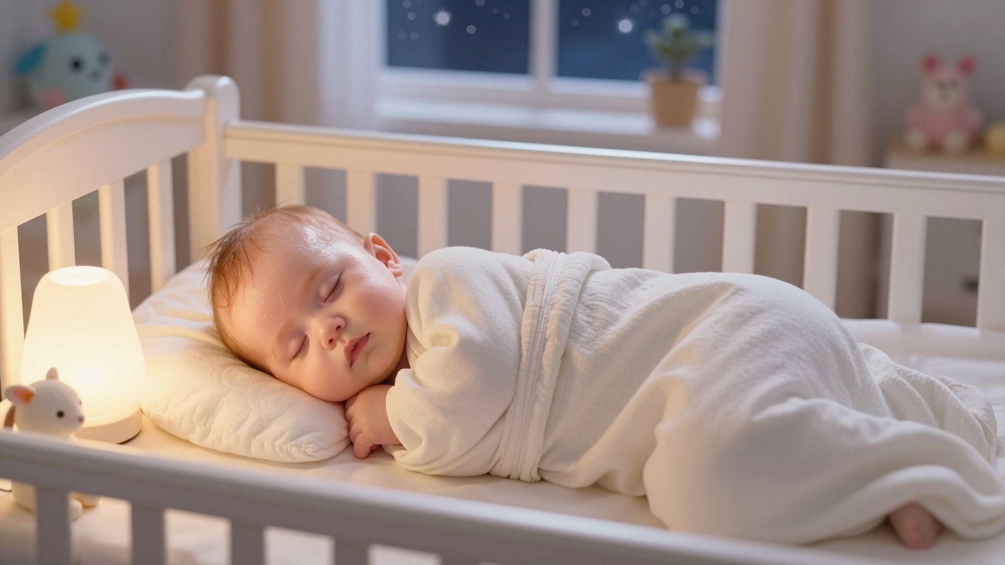 A baba éjszakai izzadás gyakori, normális jelenség.