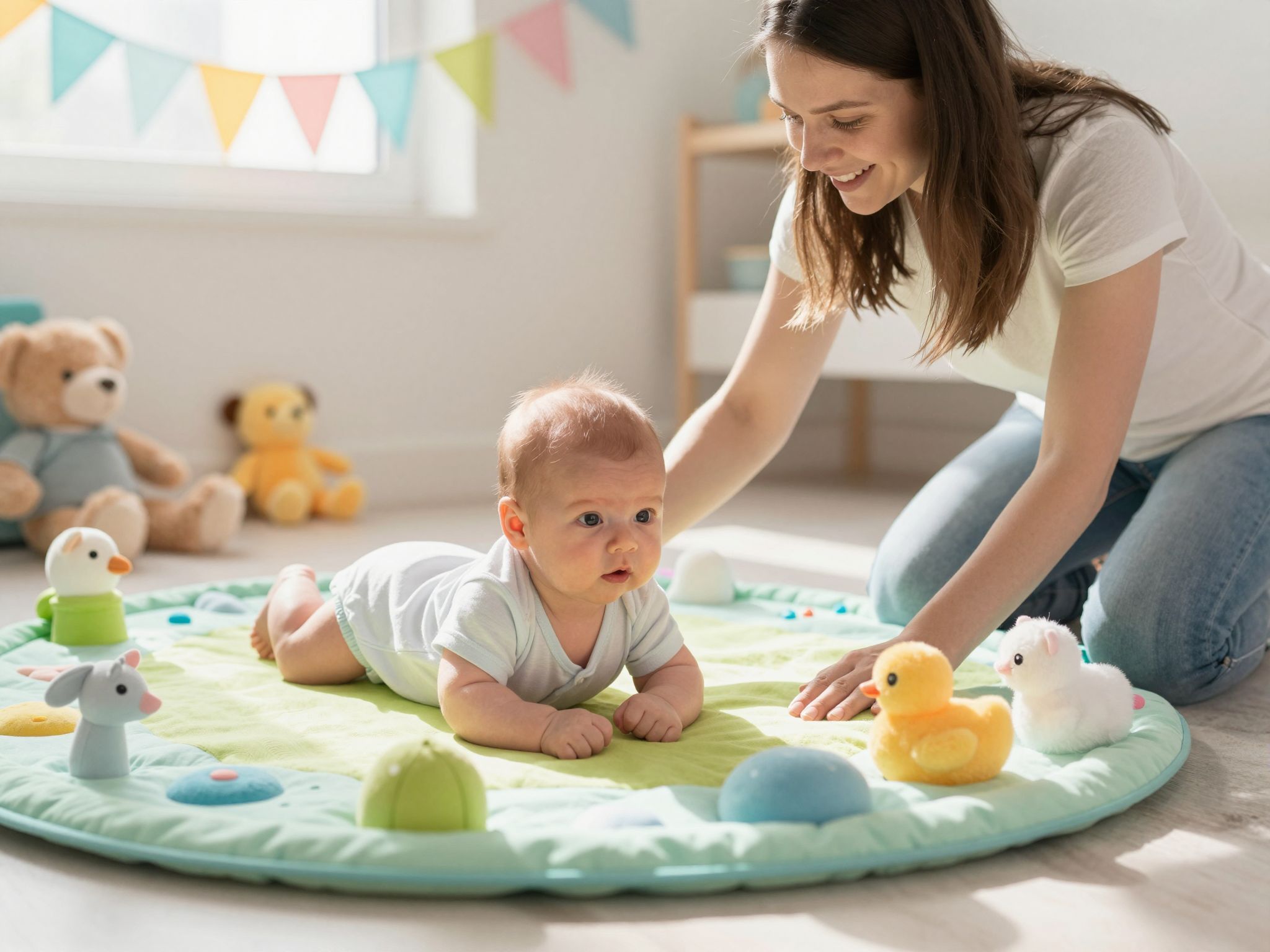 A hasalás segíti a baba mozgásfejlődését és izomerejét.