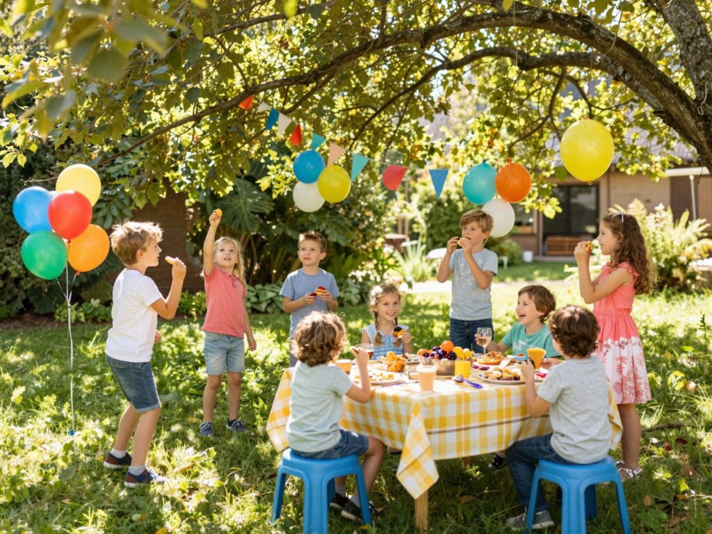 Gyerekzsúr a kertben: hogyan tedd felejthetetlenné a szabadtéri bulit?
