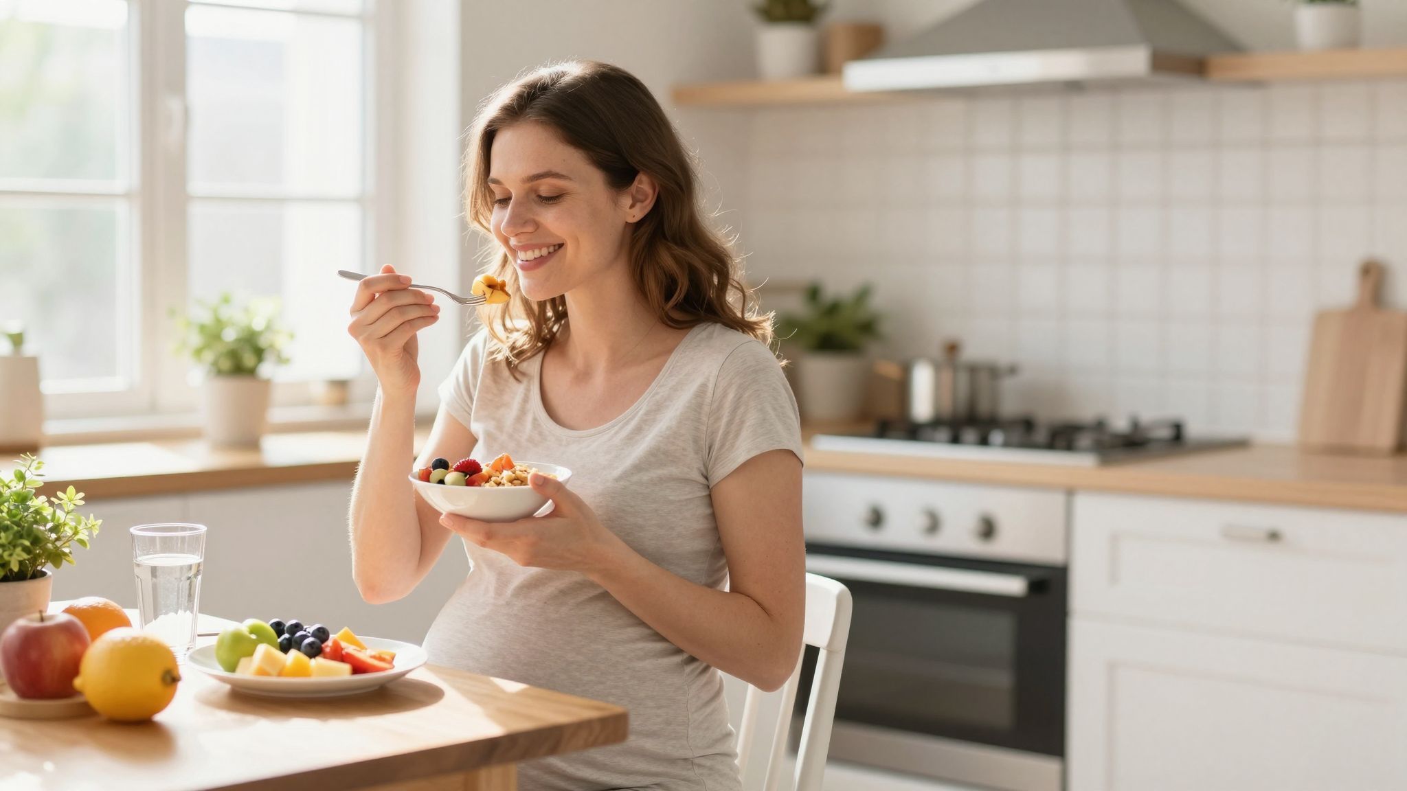 A második trimeszterben a hányás gyakran enyhül.
