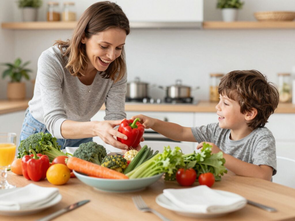 Interjú egy anyával a családi étkezésről: így eszik a gyerek zöldséget is