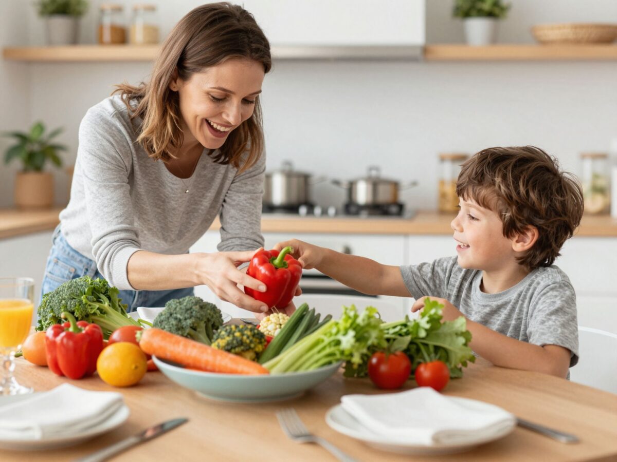 Interjú egy anyával a családi étkezésről: így eszik a gyerek zöldséget is