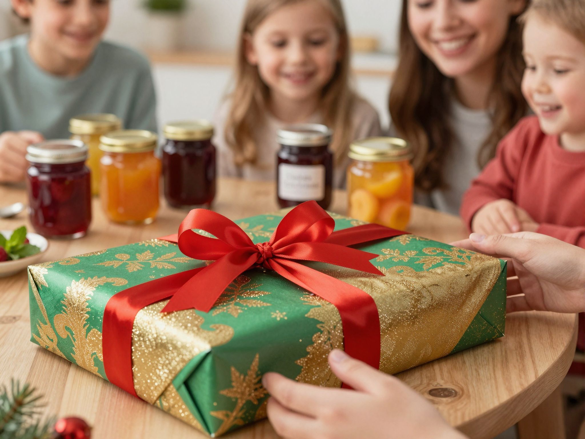 A lekvár csomagolása kreatív, szívhez szóló ajándék.