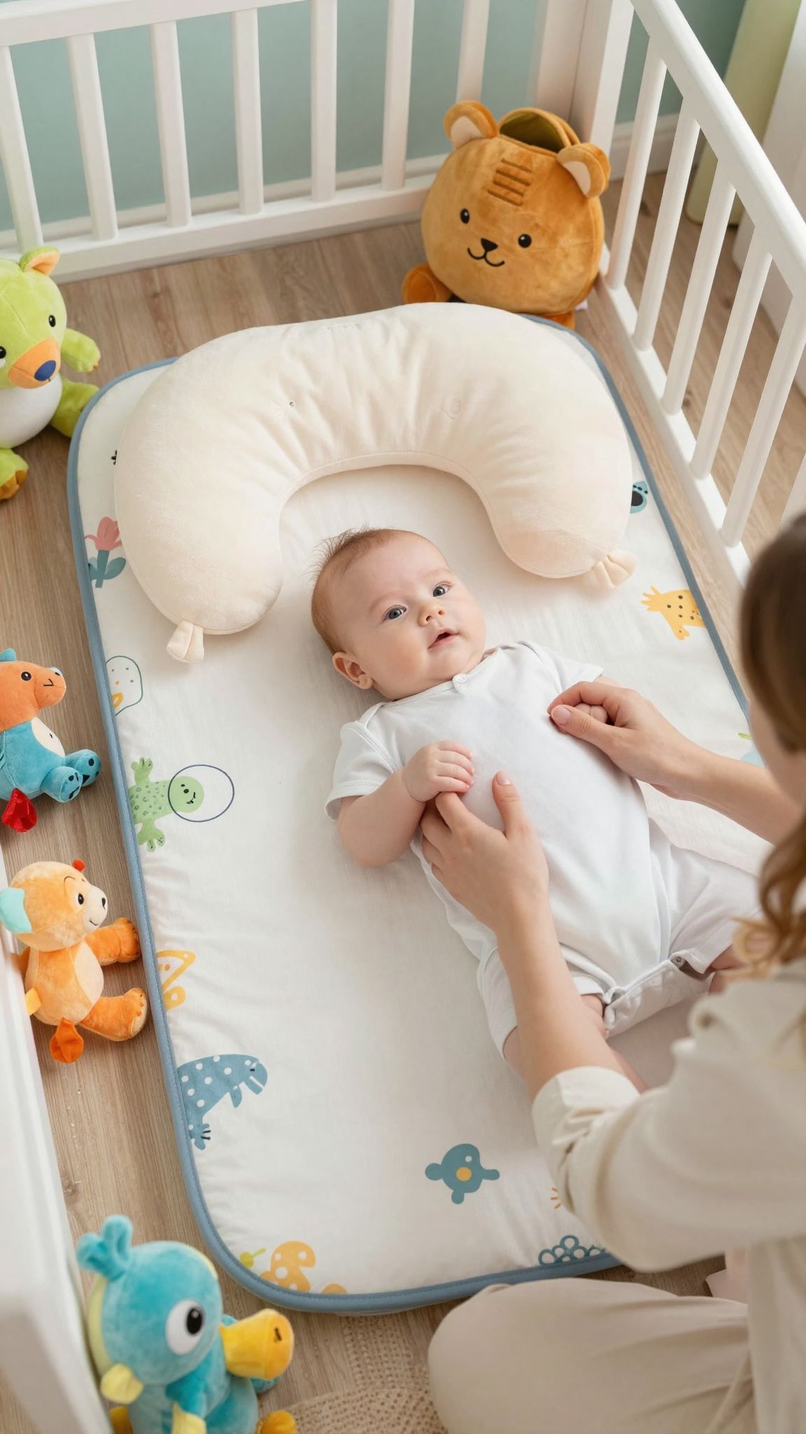 Válasszunk megfelelő párnát a baba fejformájának megőrzéséért!