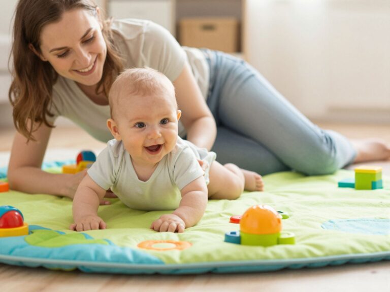 Mi a teendő, ha a baba sír, amikor hasra teszed? Így segíthetsz neki