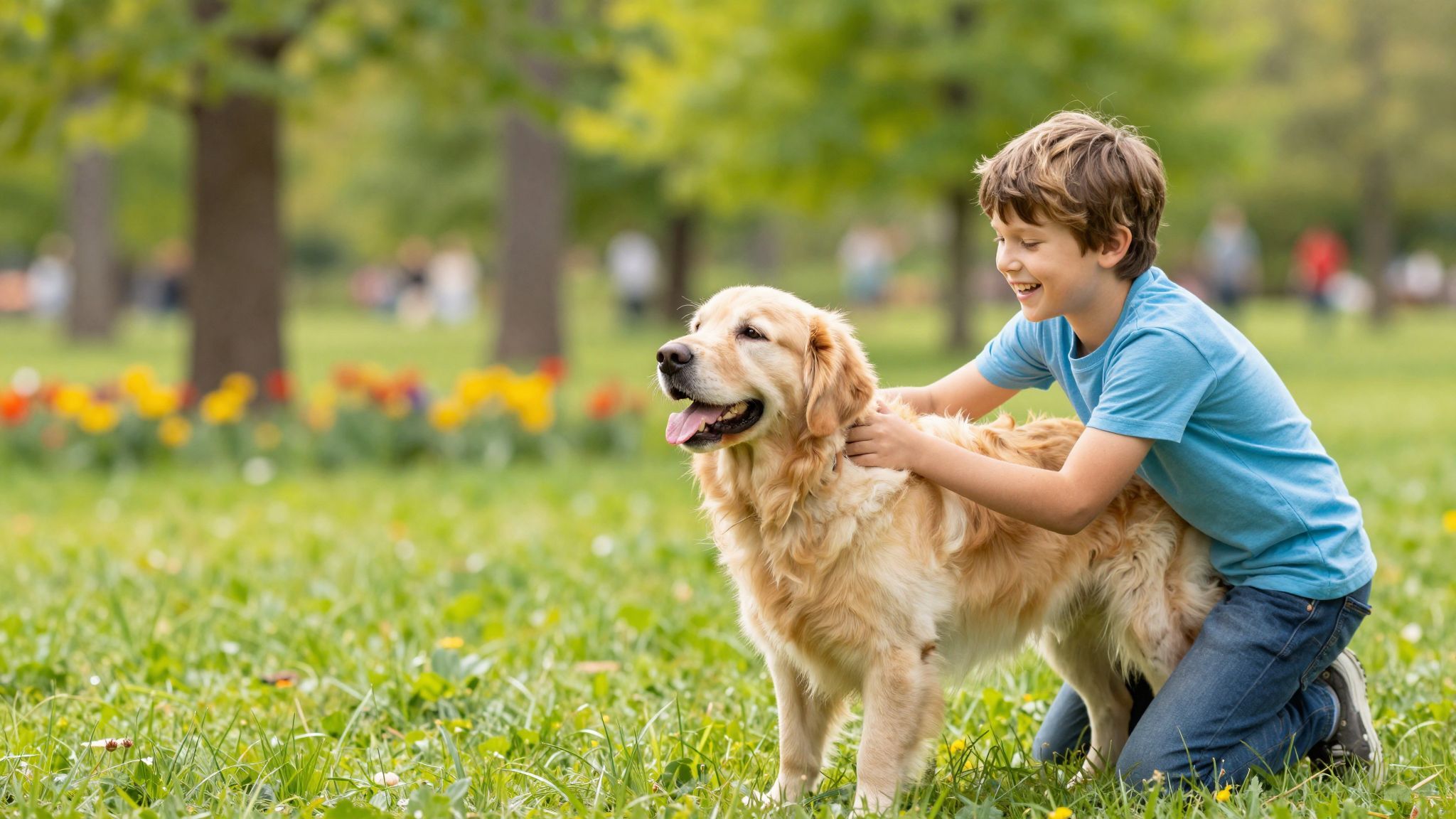 A kutyák és gyerekek közötti interakció fejleszti a szocializálást.