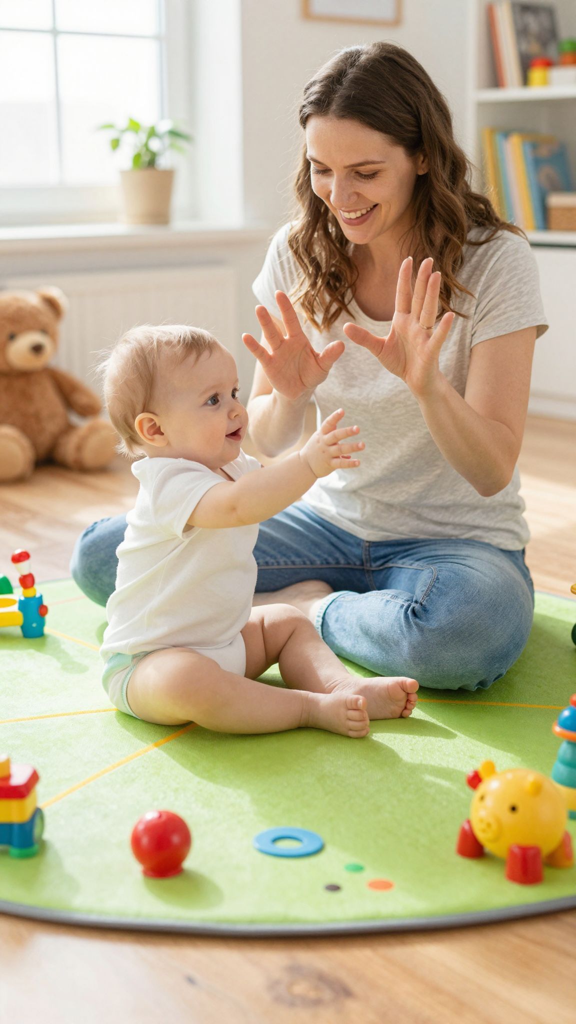 Csecsemőkori jelelés már hat hónapos kortól elkezdhető.