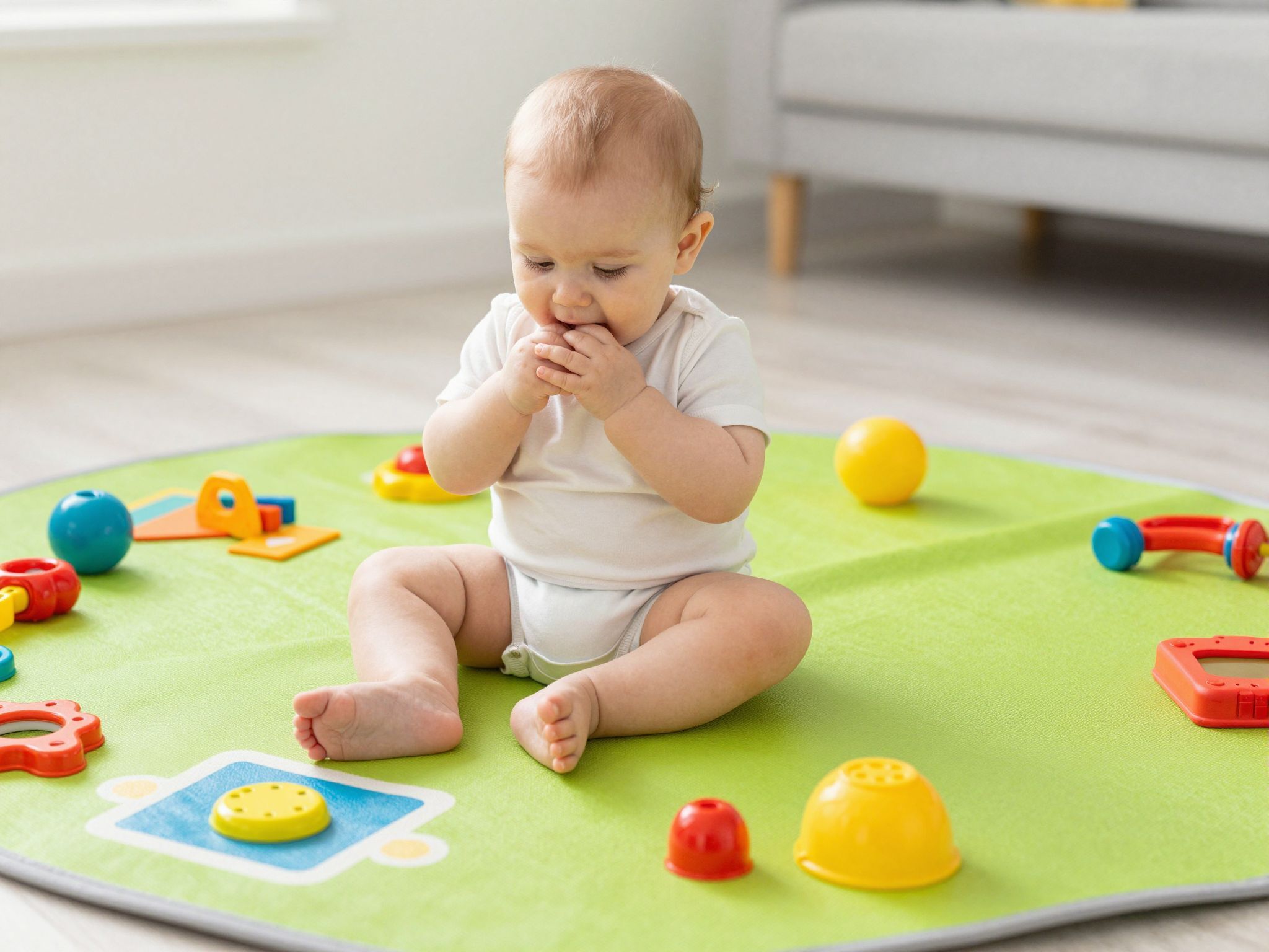 A kéz-száj koordináció alapvető a csecsemők motoros fejlődésében.