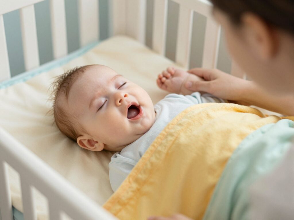 Nyitott szájjal alvó baba: mikor normális és mikor jelezhet problémát?