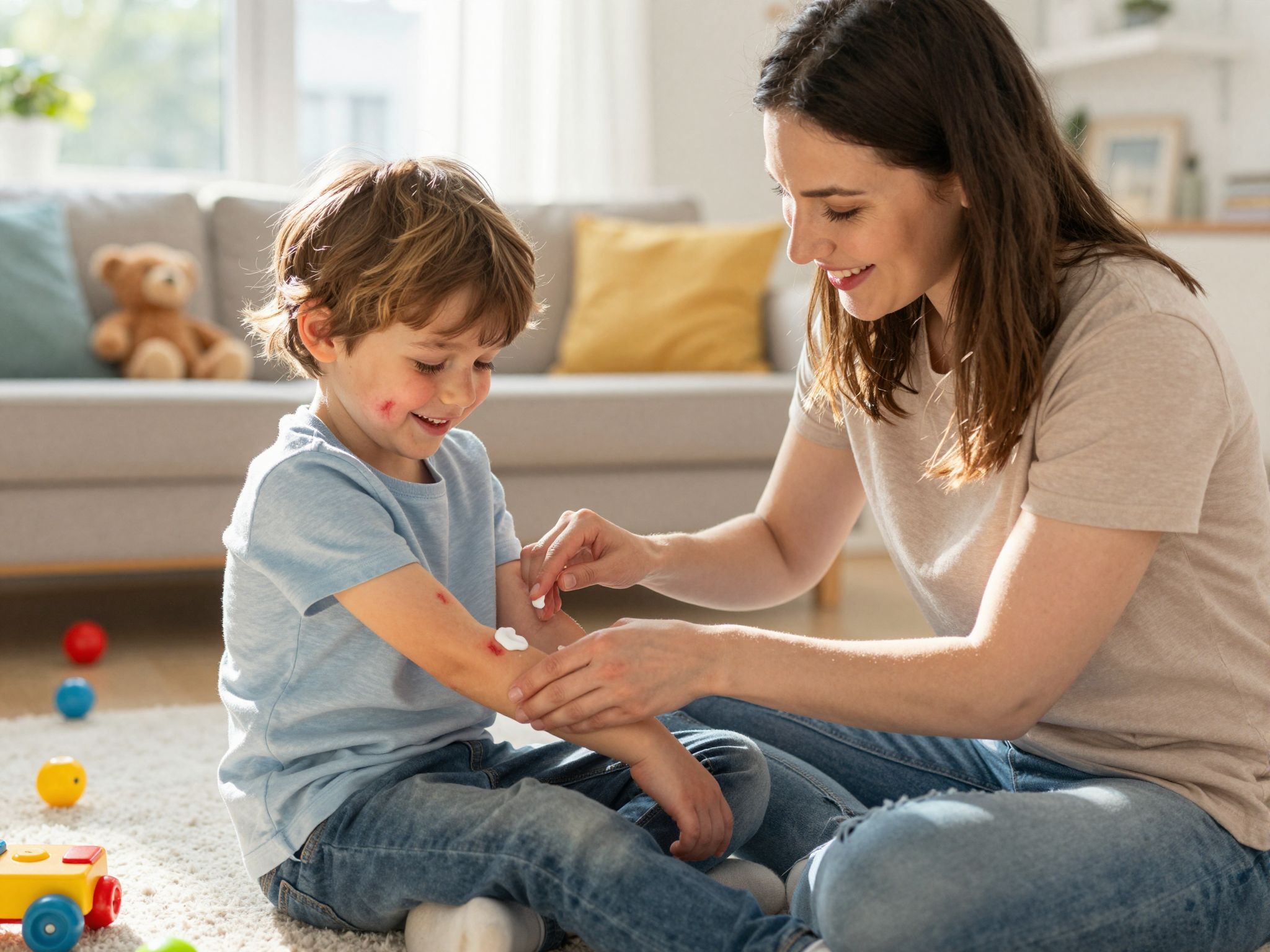 Az ekcéma kezelése családi összefogást igényel.