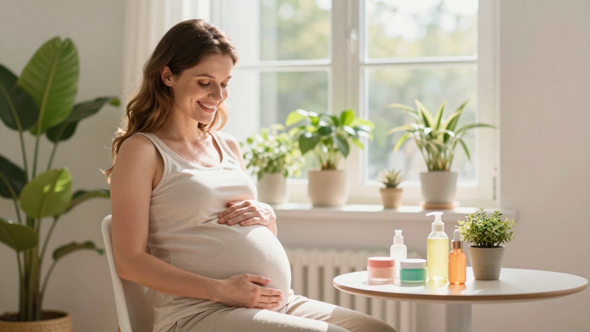 A bőr és haj ápolása trimeszterenként változik.