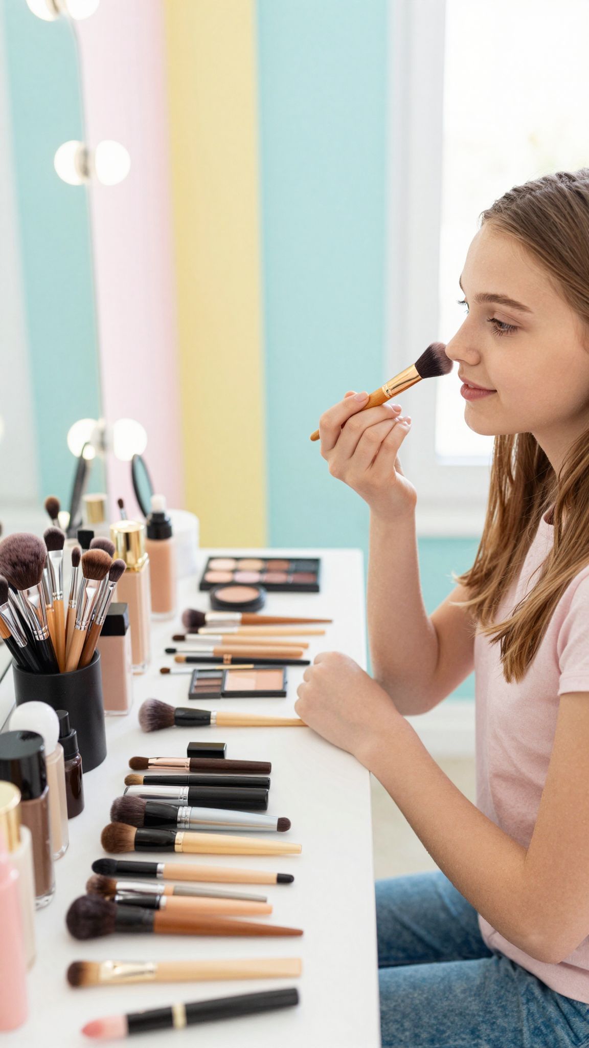 A tiszta ecsetek csökkentik a bőrirritációt és pattanásokat.