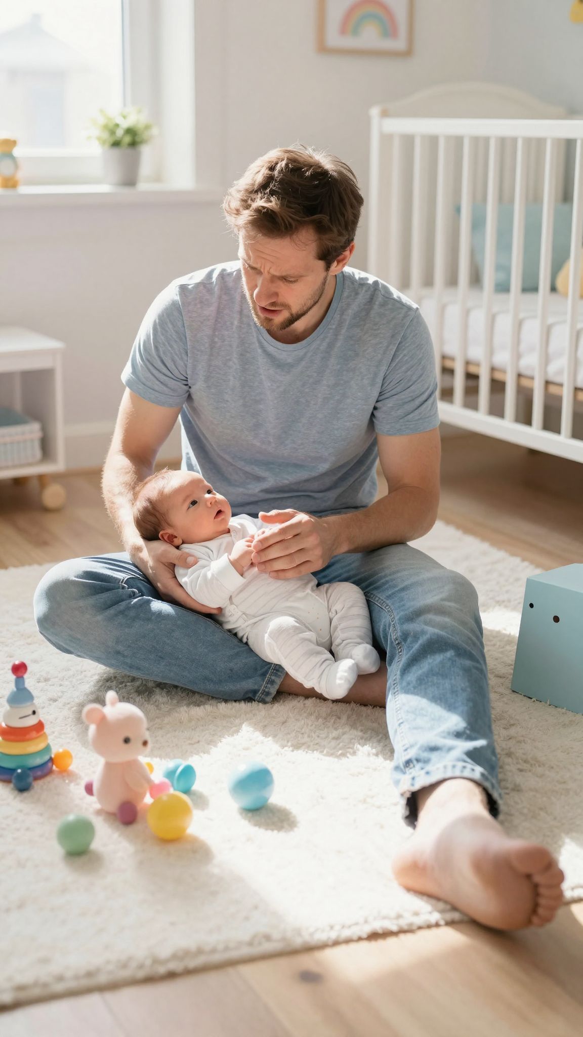 A korai születés vagy komplikált szülés nehezítheti az apát.