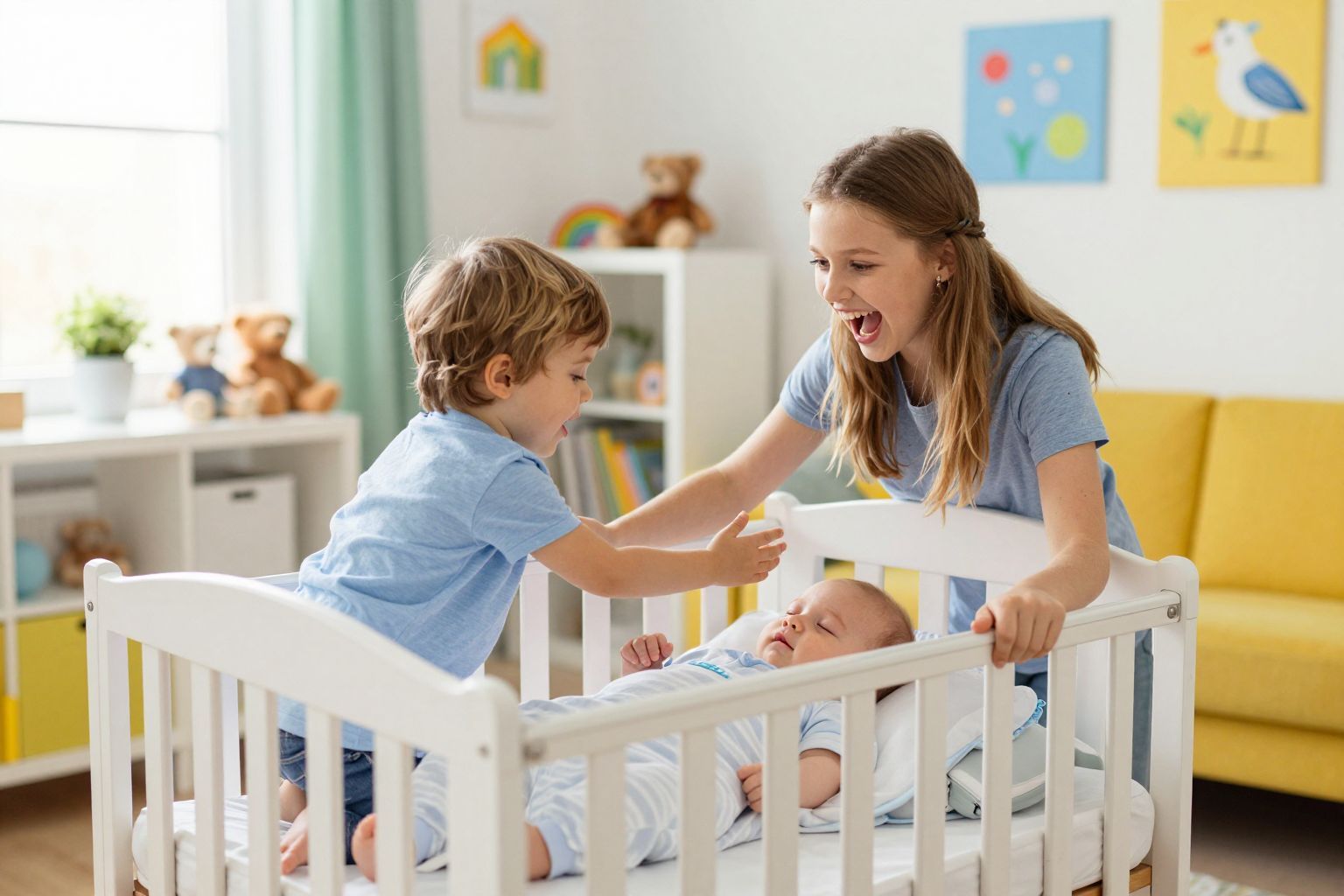 A testvér érkezése új érzelmi kihívásokat hoz a bölcsőt kezdőknél.