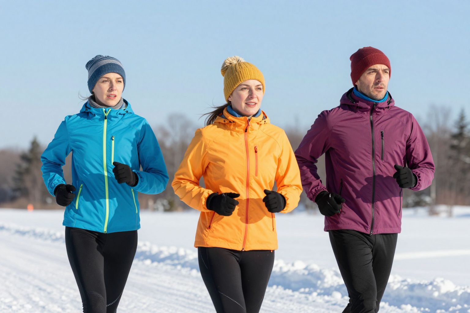 Hőszigetelő anyagok javítják a téli futás élményét.