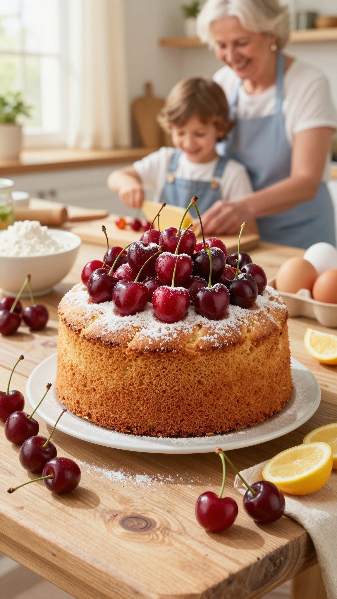 A cseresznyés piskóta 2-3 napig friss marad hűtve.