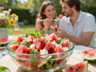 Unod a dinnyét magában? Próbáld ki ezt a mennyei görögdinnye salátát