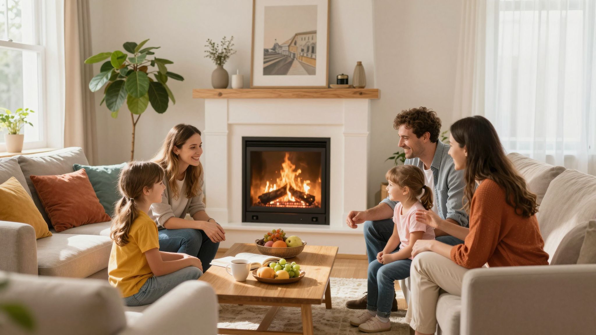 Veszta, az otthon tüze, a családi szeretet szimbóluma.