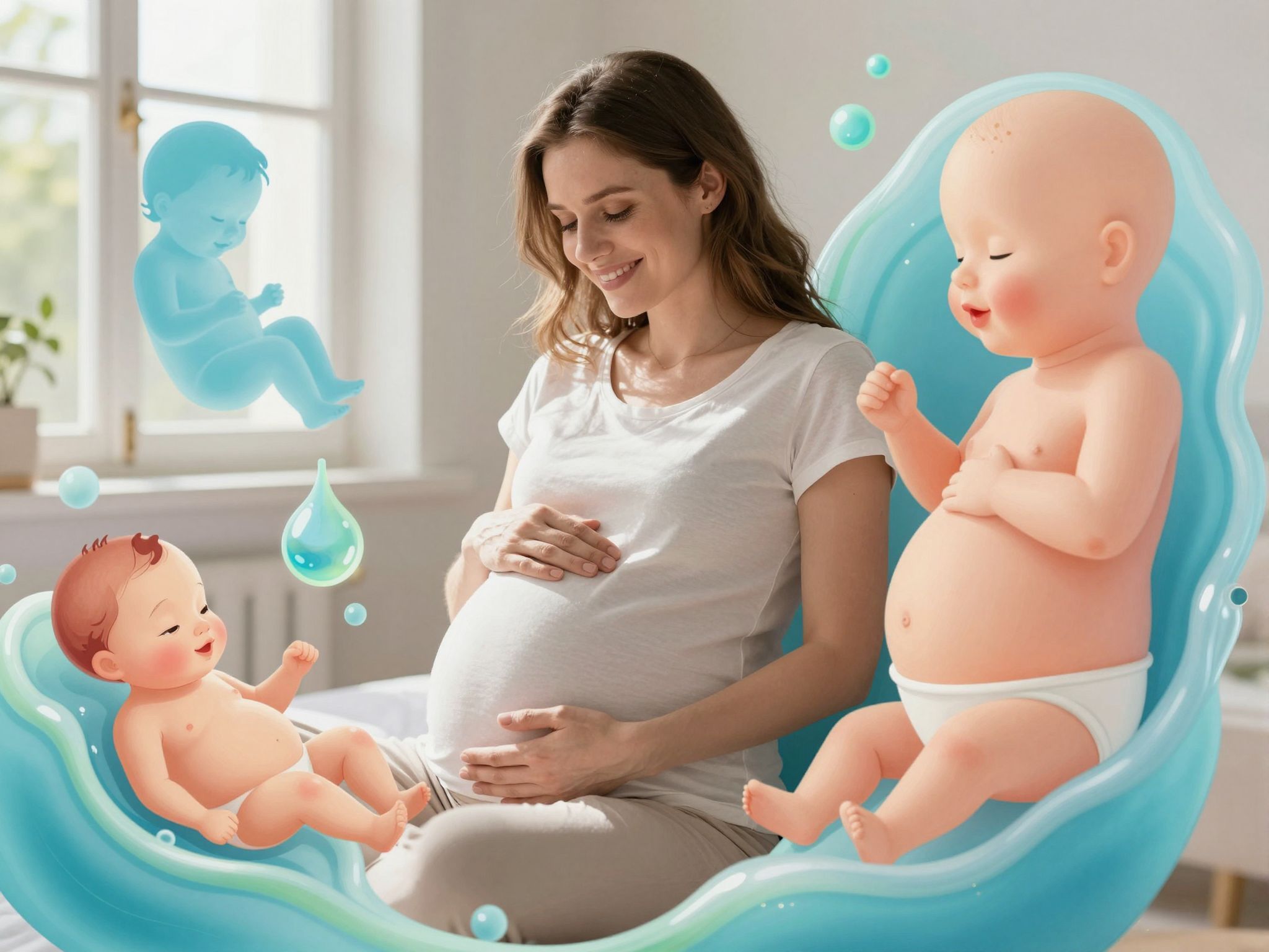 A polyhydramnion gyakran szív- vagy fejlődési rendellenességek jele.