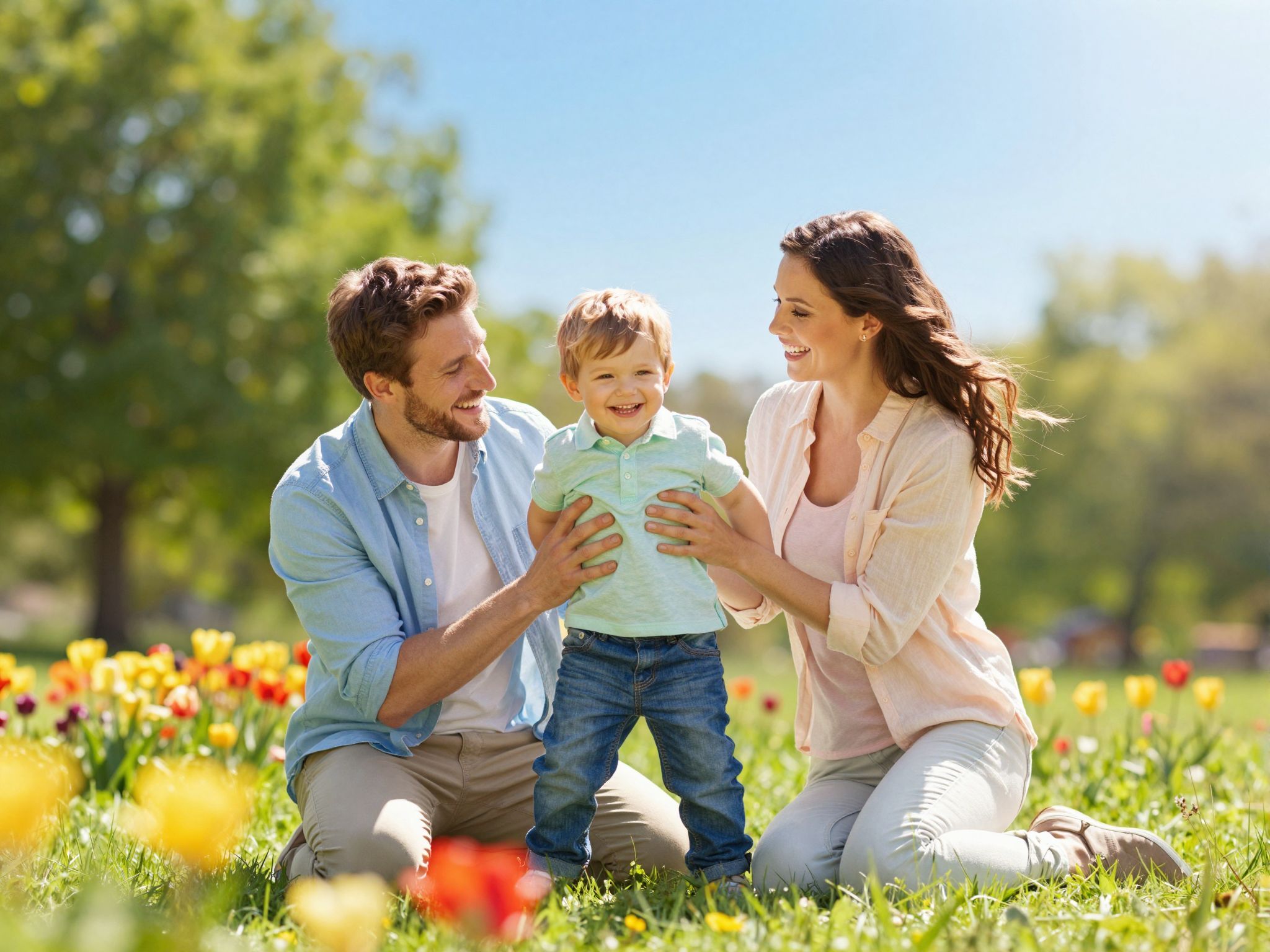 A gyermek összehozza a családot, erősítve a kapcsolatokat.
