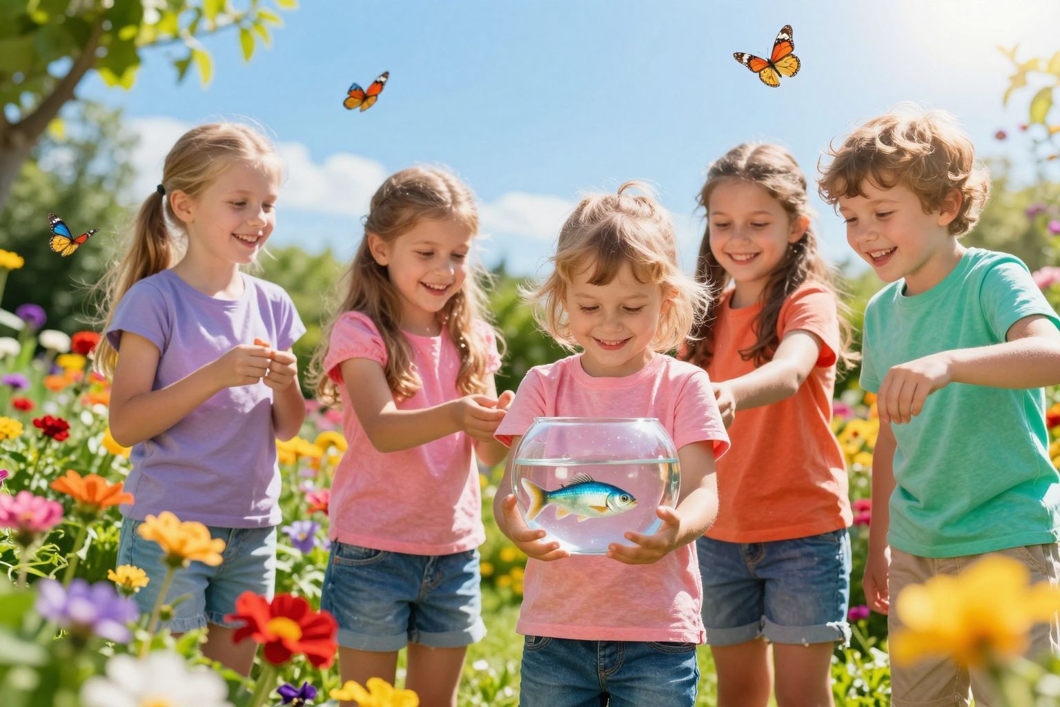 A Halak gyermekek élénk képzelete jótékony a stresszkezelésben.