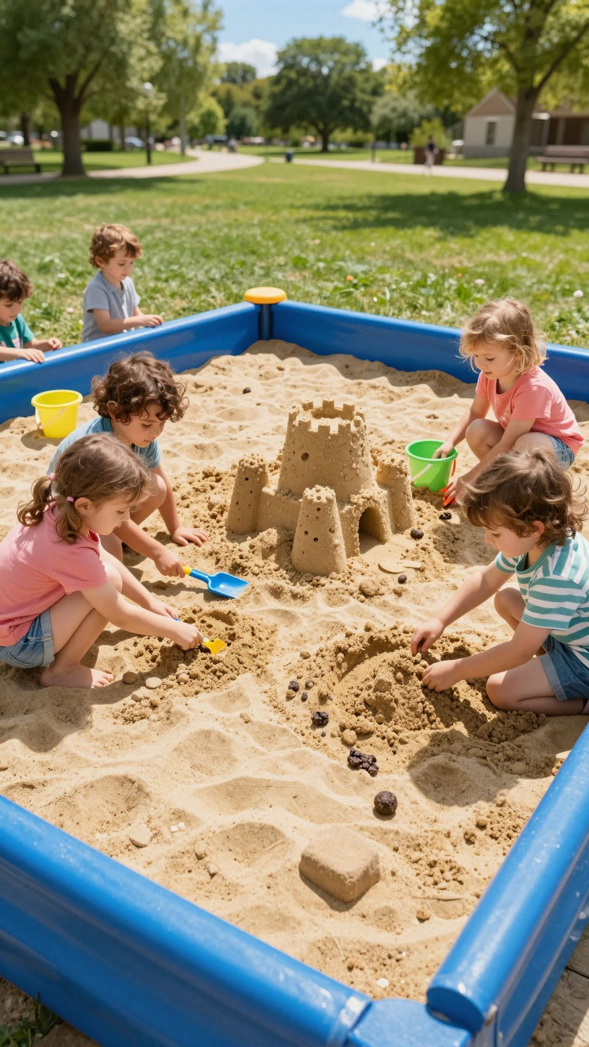 A homokozónak rendszeren át kell esnie tisztítási folyamatokon.