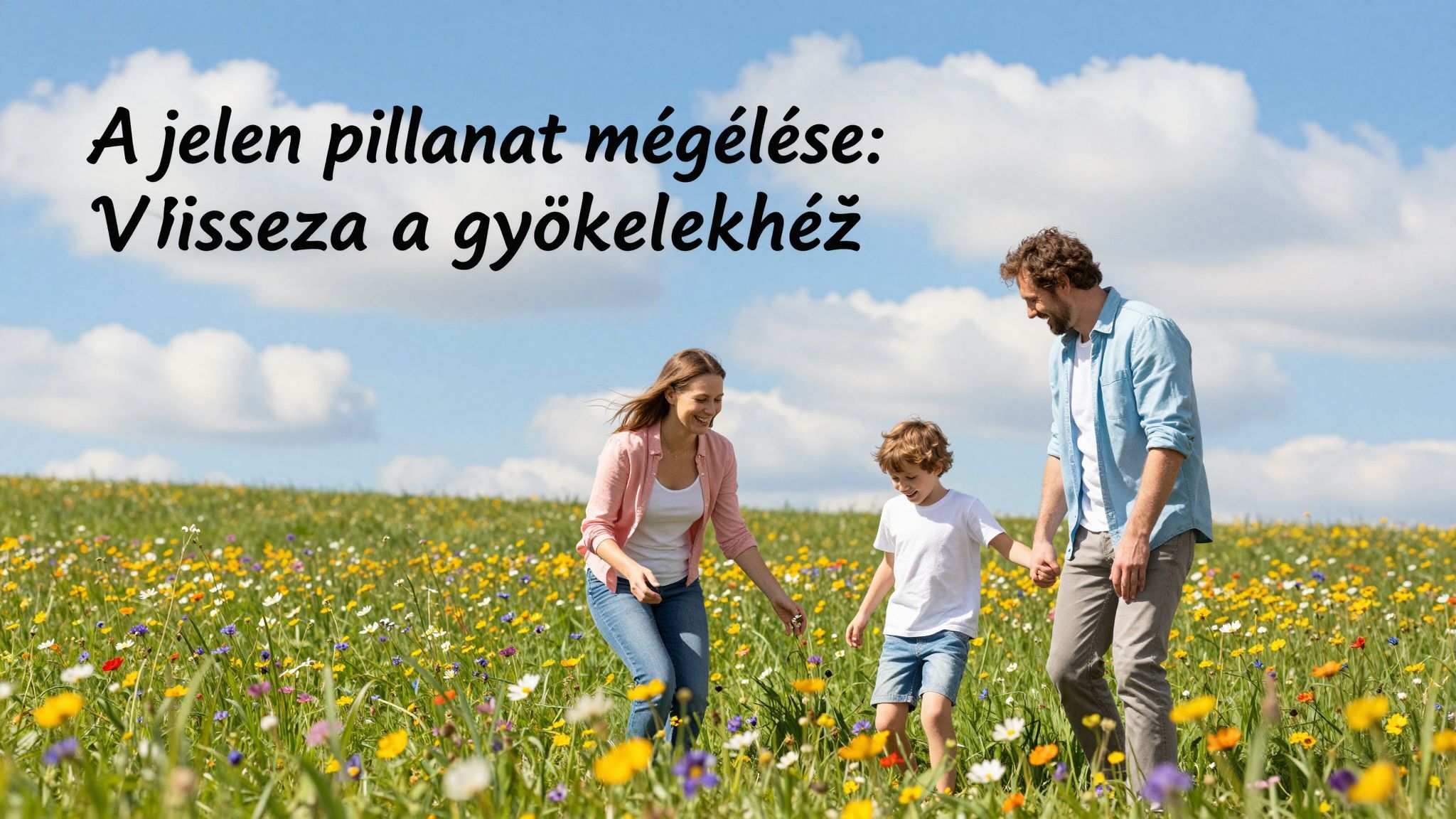A jelen tudatos megélése erősíti a családi kapcsolatokat.