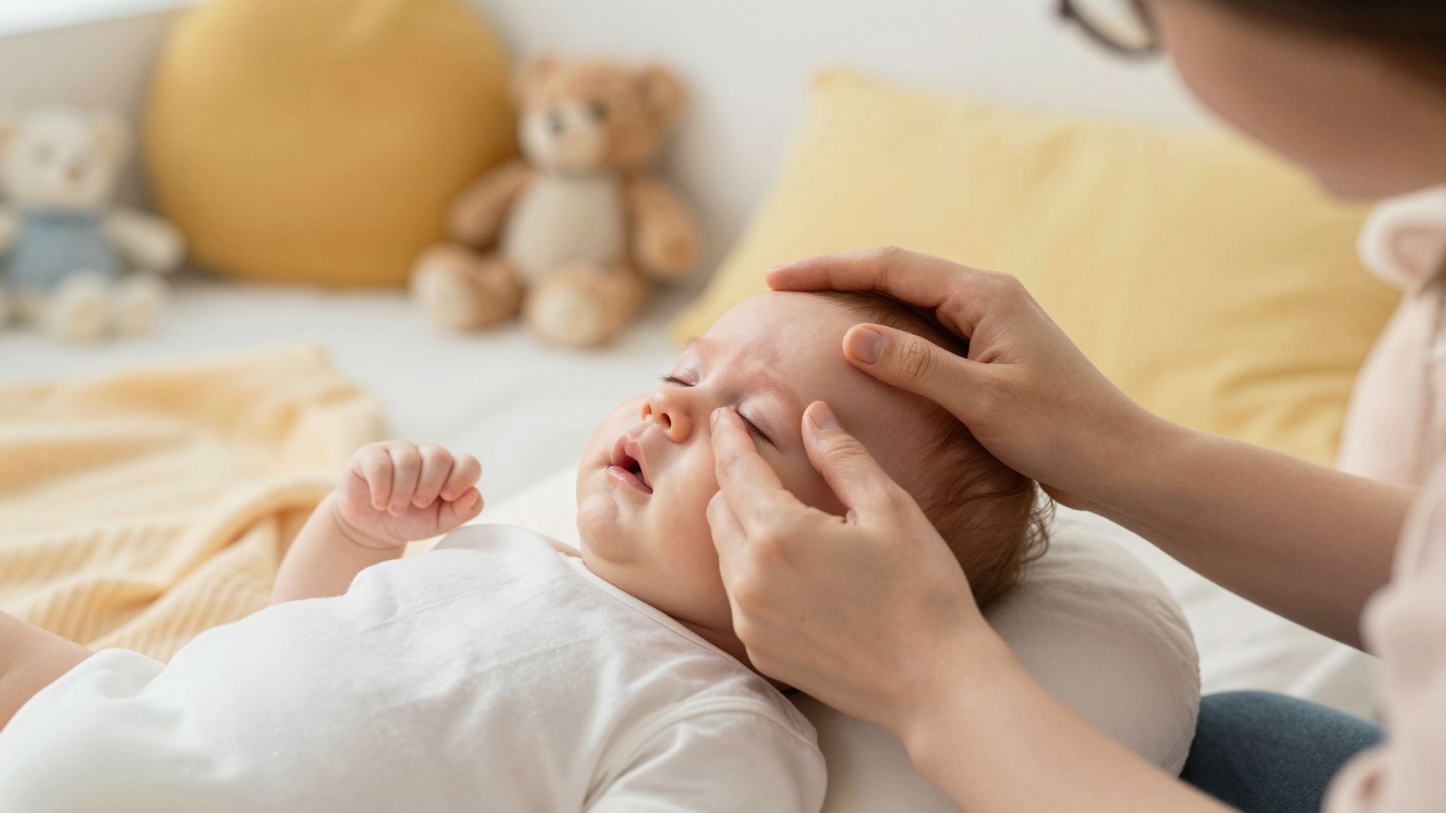 A könnycsatorna-masszázs segíti a váladék elvezetését.